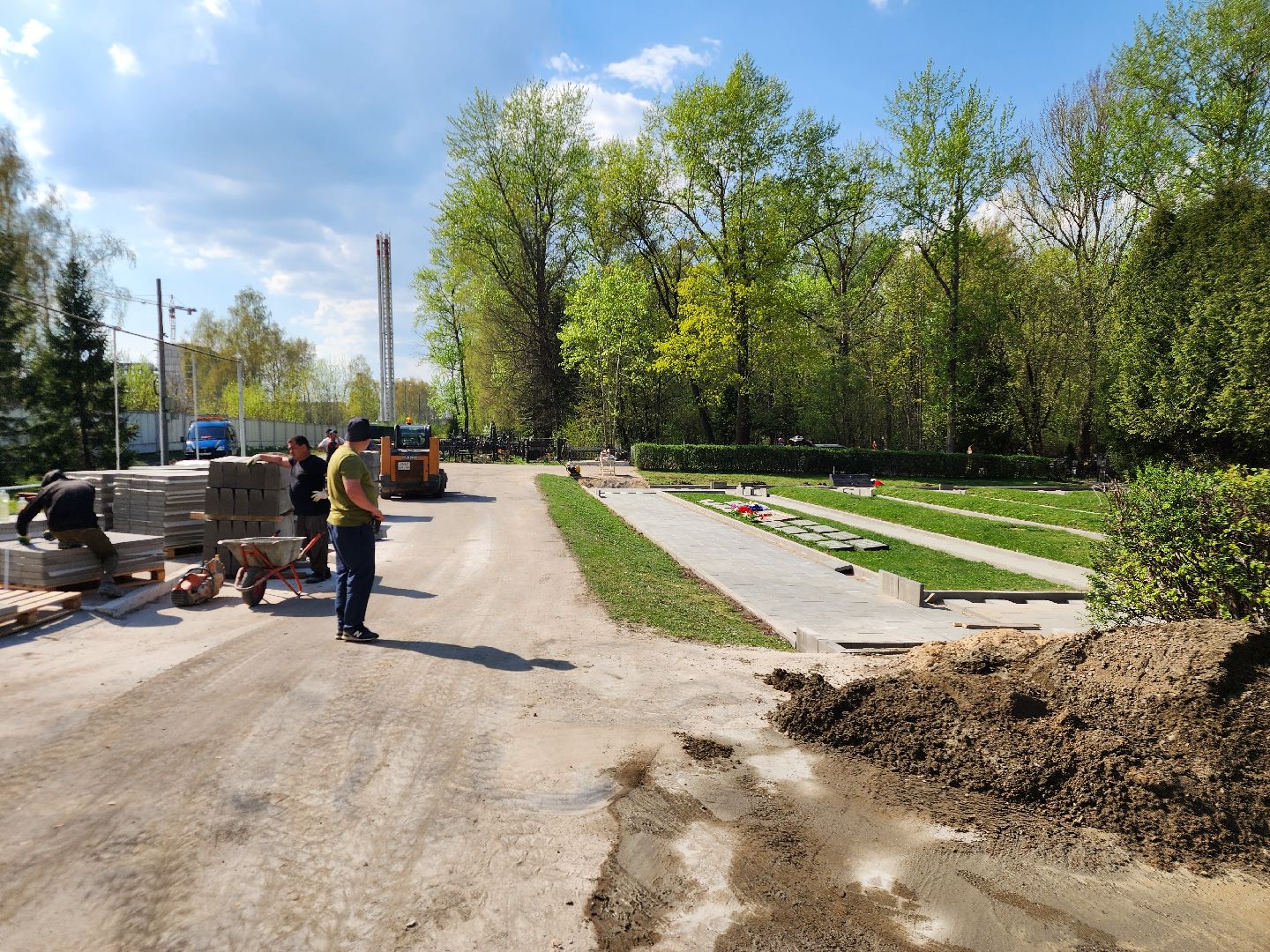 Подольск , братская могила, реконструкция,