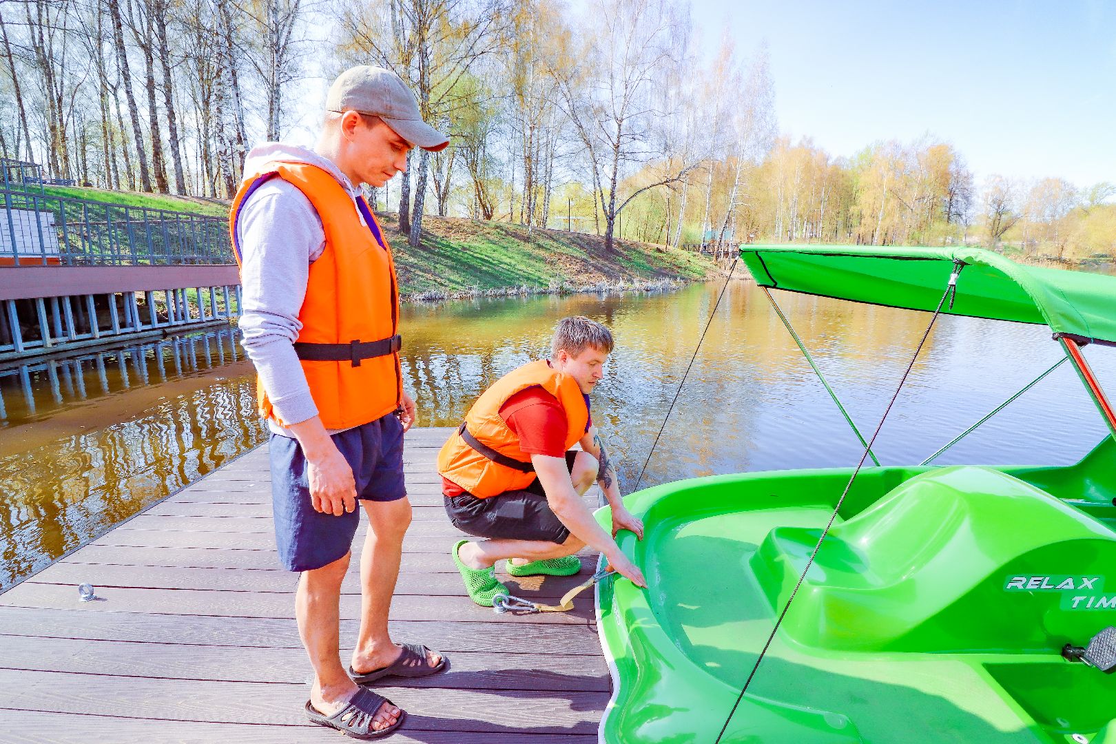 клин, общество, парки подмосковья, прокат водного инвентаря, лето,