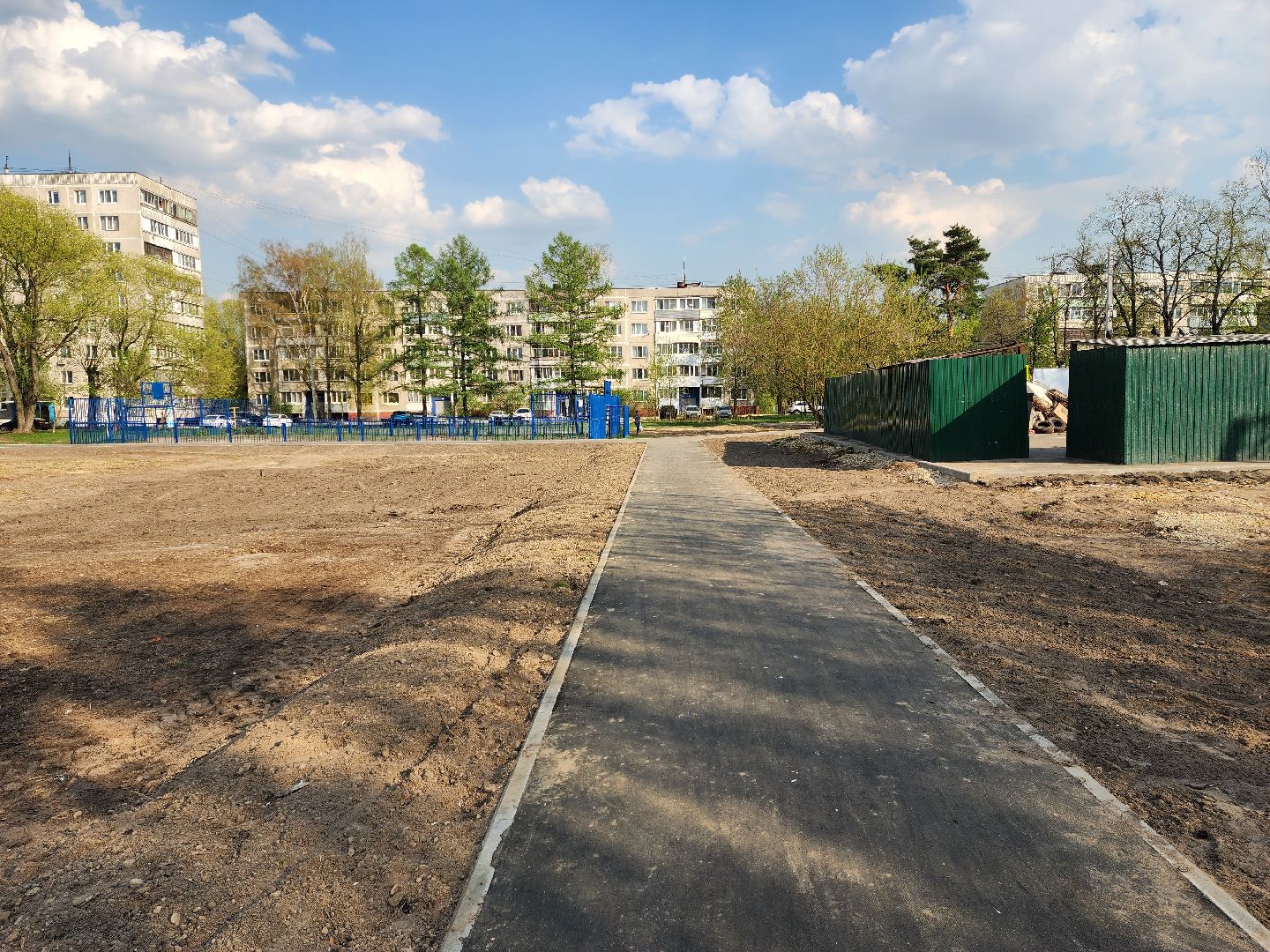 раменское, благоустройство, пешком в подмосковье, тротуар в поселке совхоза раменское,