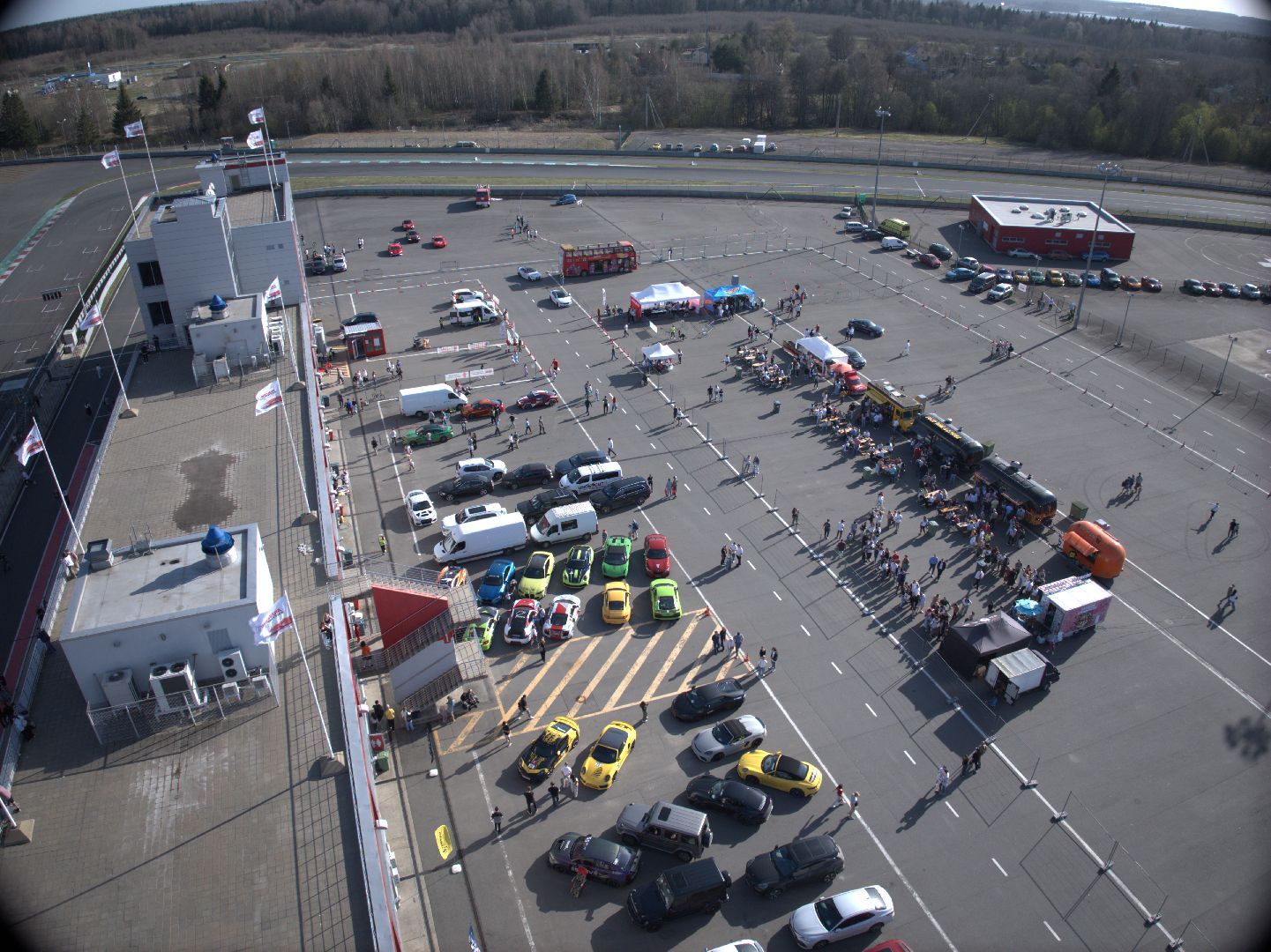 видео с коптера, супергонка GT Cup,  автодром Moscow Raceway,