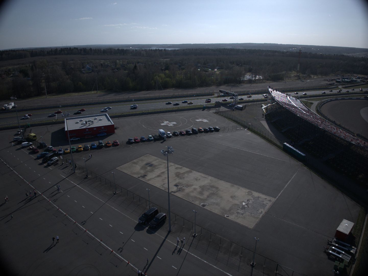 видео с коптера, супергонка GT Cup,  автодром Moscow Raceway,