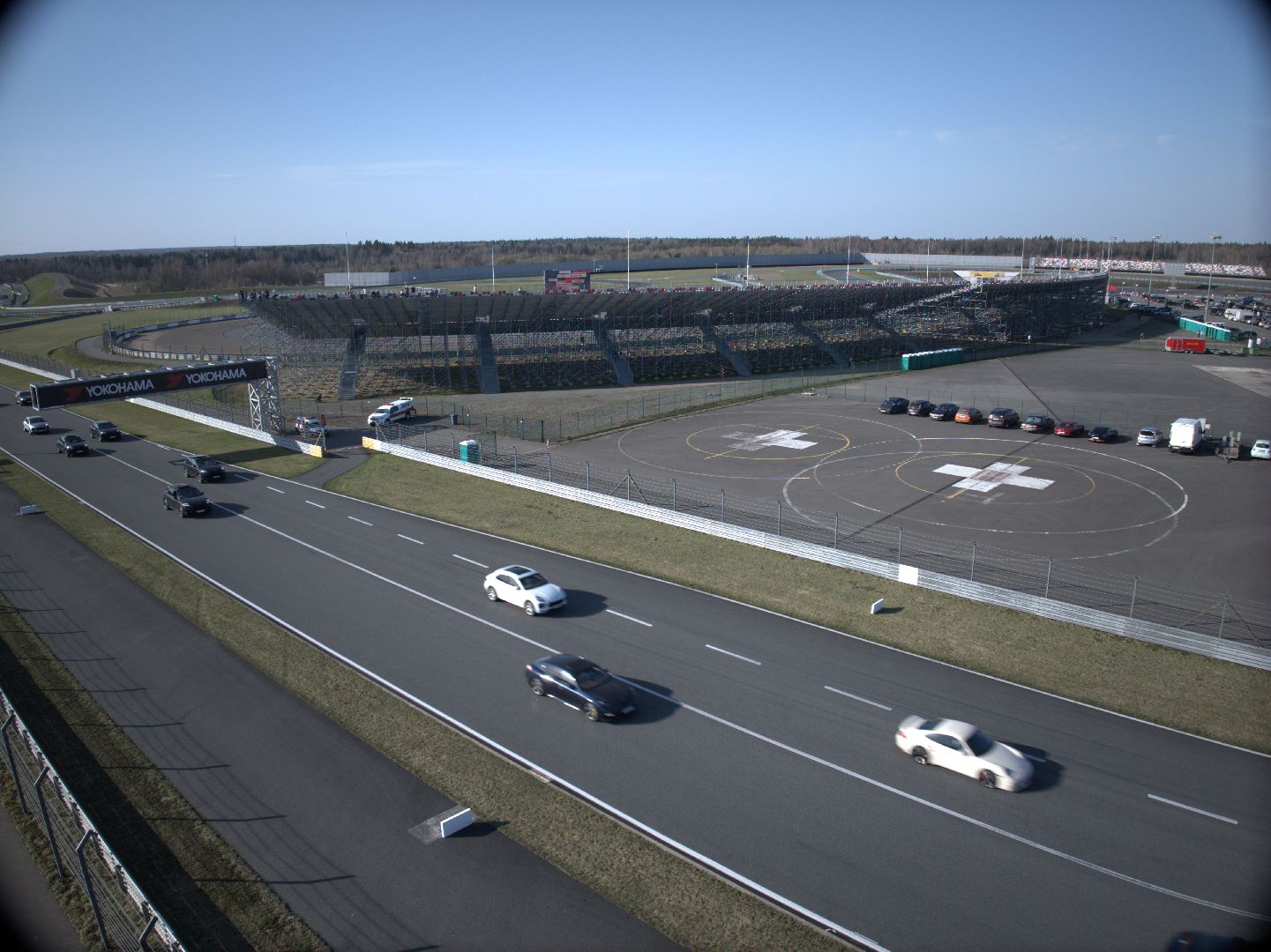 видео с коптера, супергонка GT Cup,  автодром Moscow Raceway,