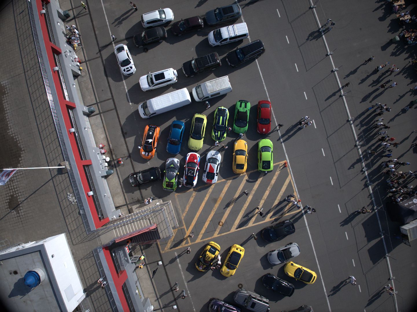 видео с коптера, супергонка GT Cup,  автодром Moscow Raceway,