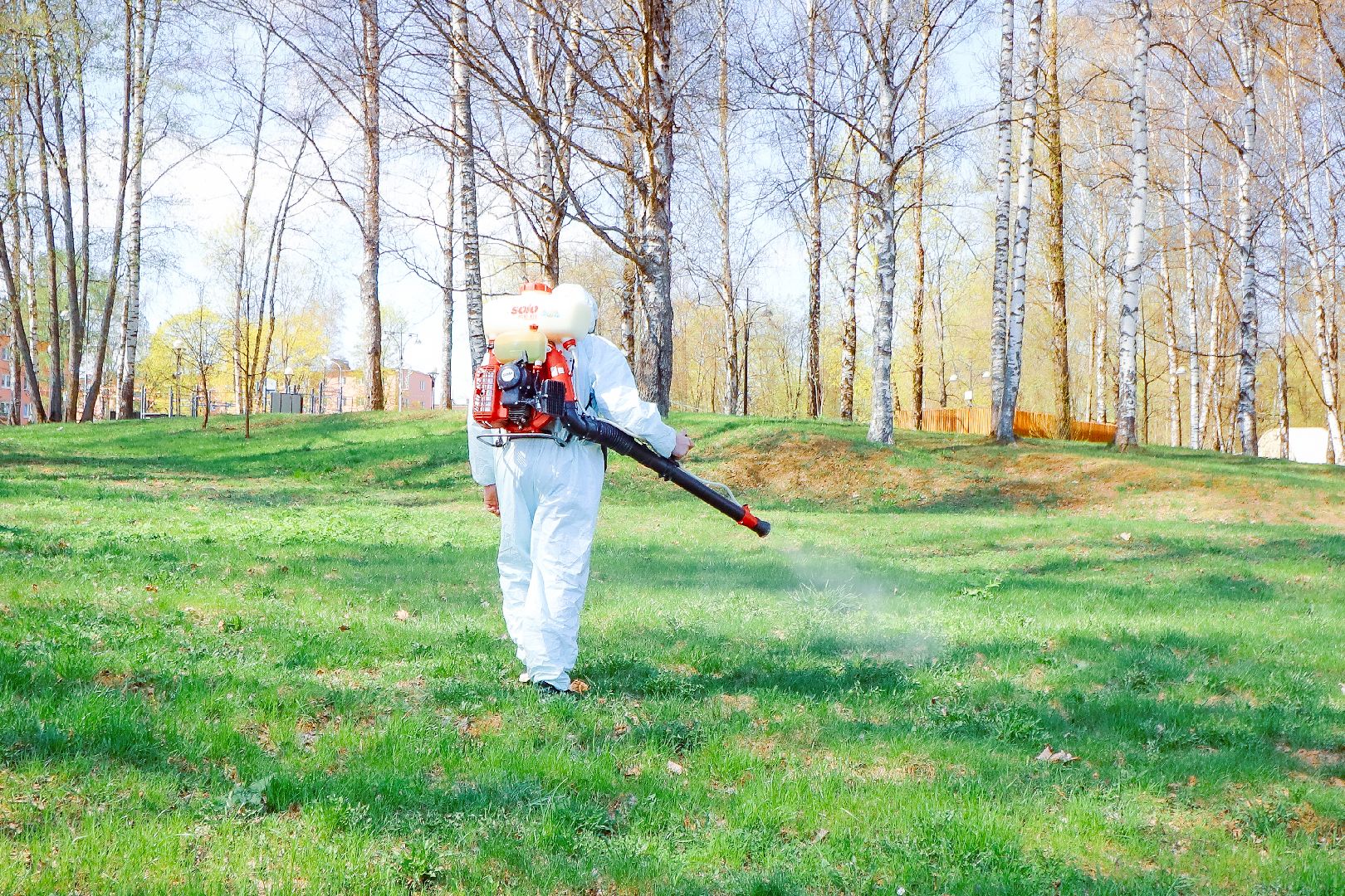 клин, общество, парки, обработка от клещей,