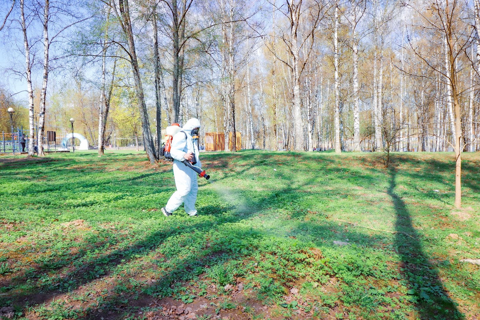 клин, общество, парки, обработка от клещей,