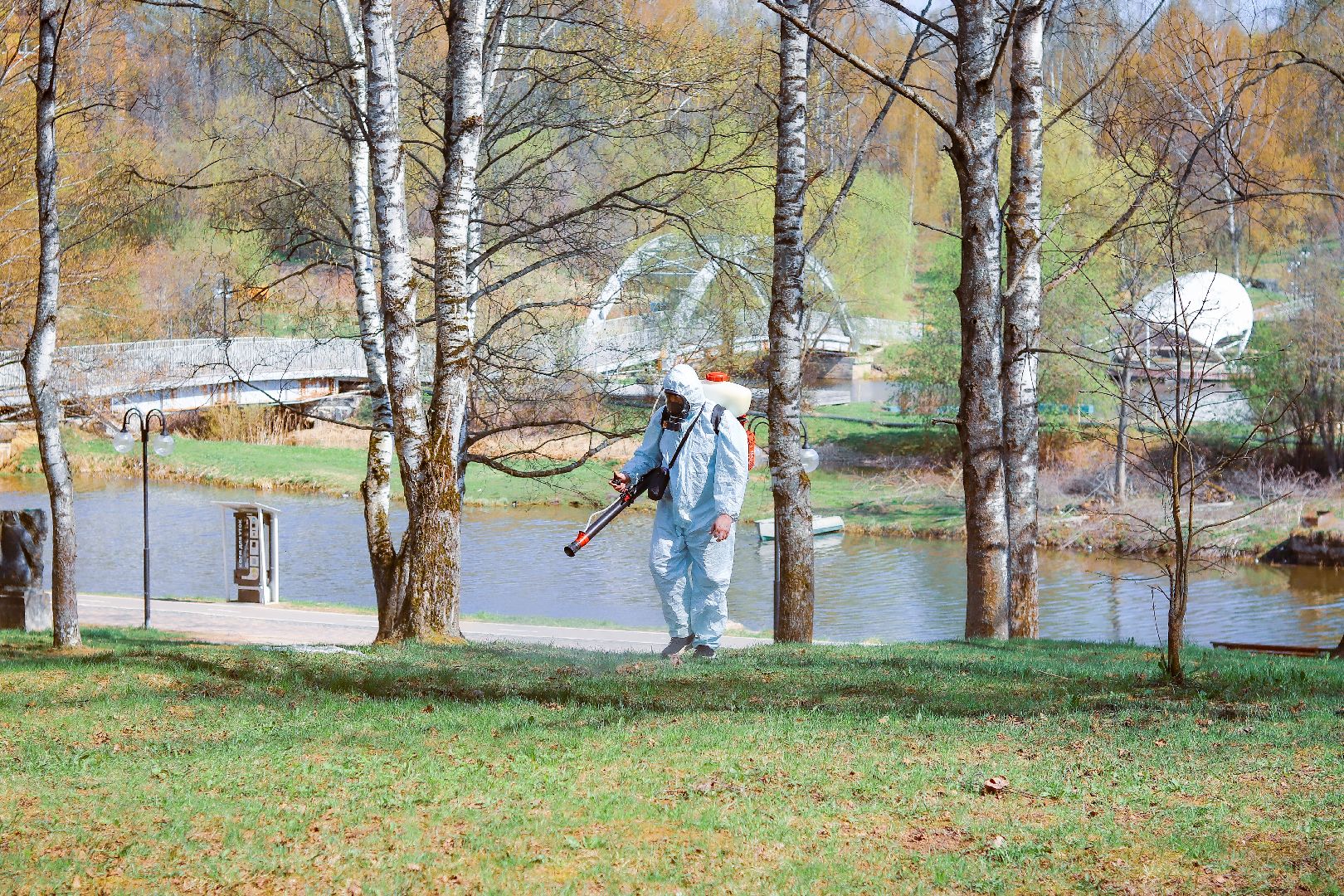 клин, общество, парки, обработка от клещей,