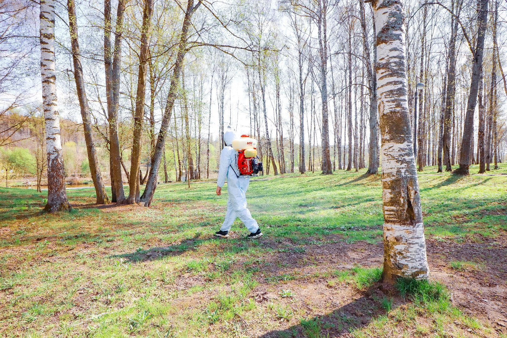 клин, общество, парки, обработка от клещей,