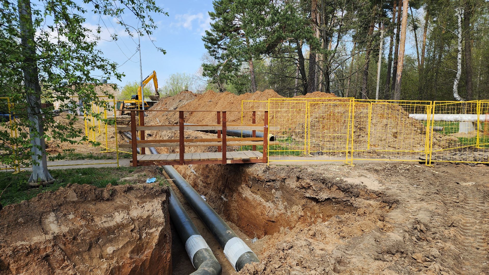 ЖКХ, капремонт теплосетей, Лосино-Петровский,