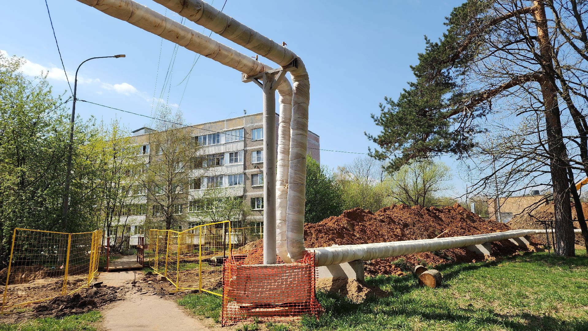 ЖКХ, капремонт теплосетей, Лосино-Петровский,