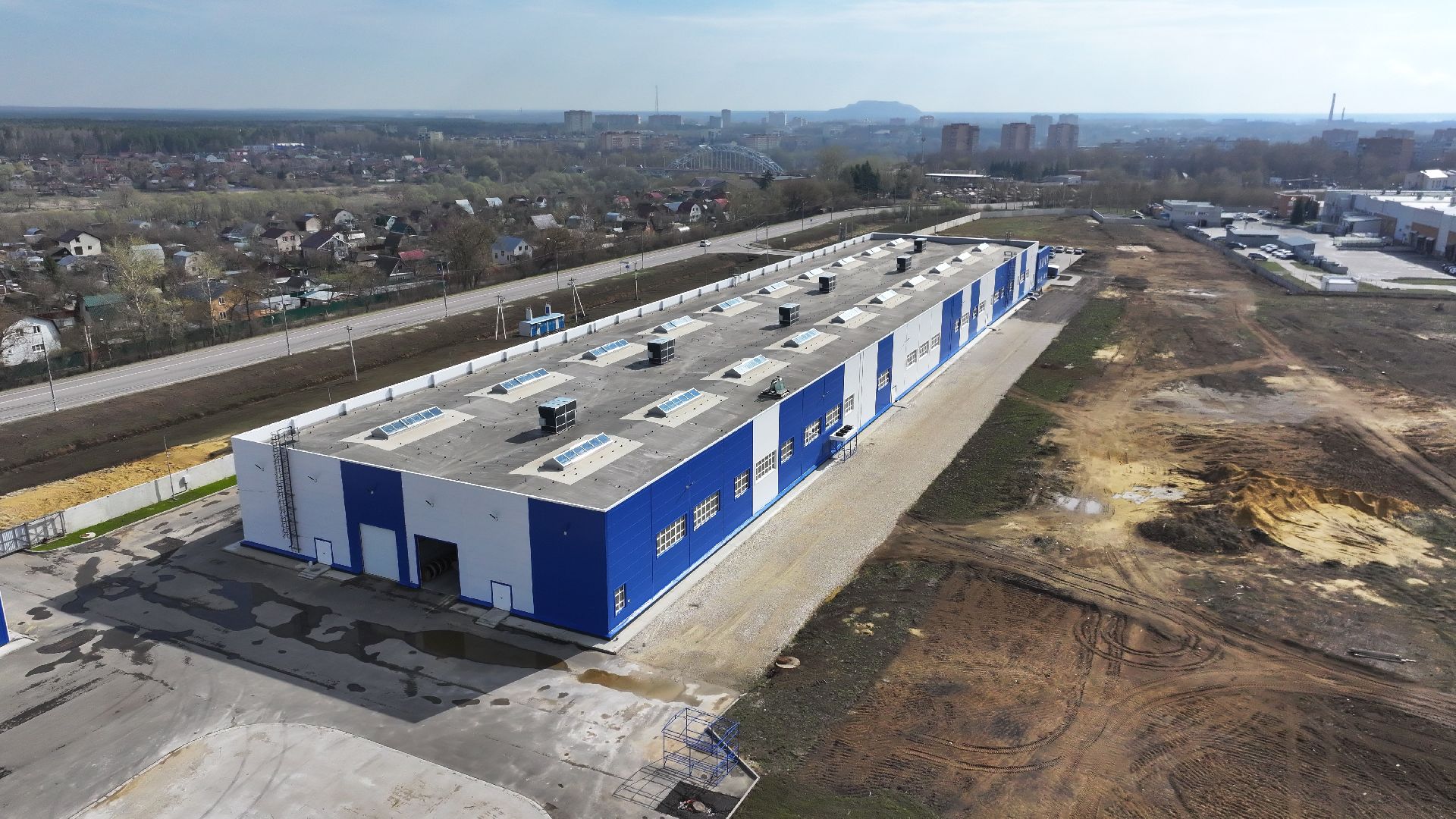 видео с коптера, кабельный завод в воскресенске, оптоволоконный завод,