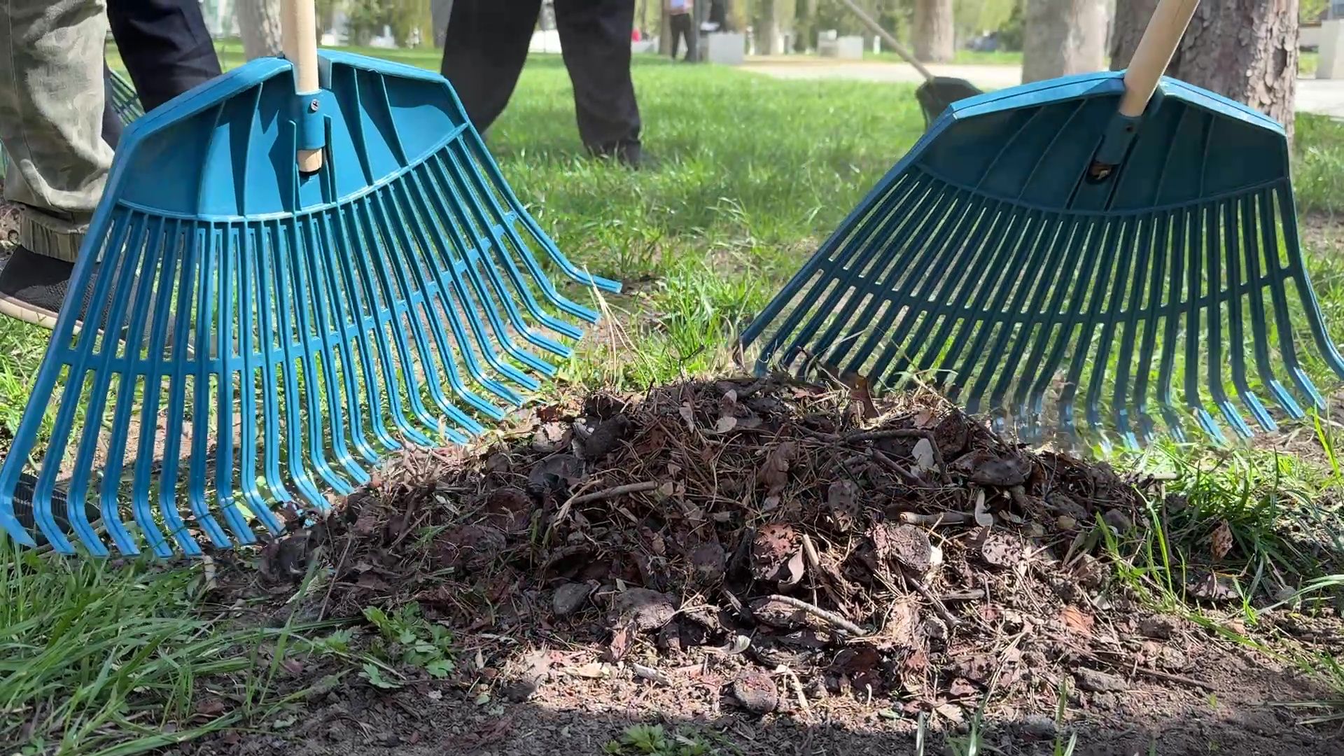 реутов, благоустройство, субботник, чистота, грабли, мусор,