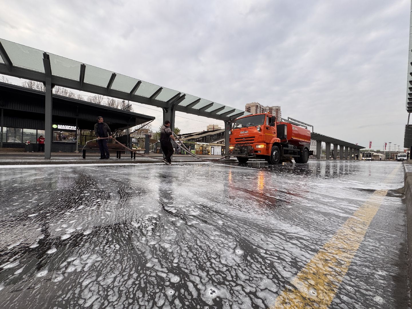 Одинцово, Уборка площади, Благоустройство,