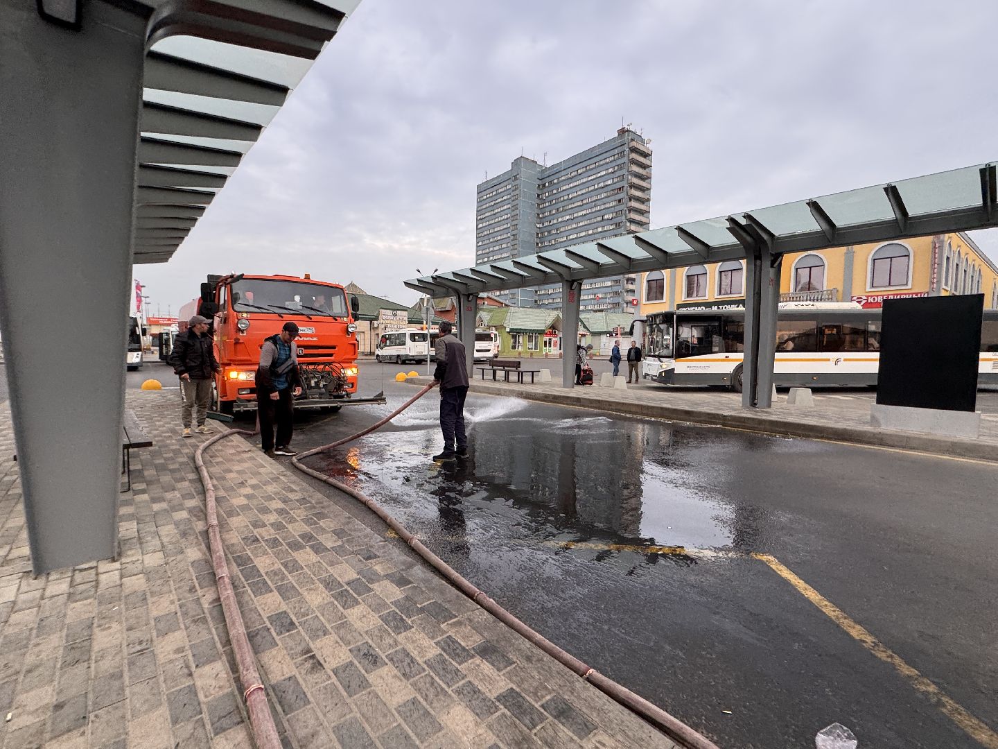 Одинцово, Уборка площади, Благоустройство,
