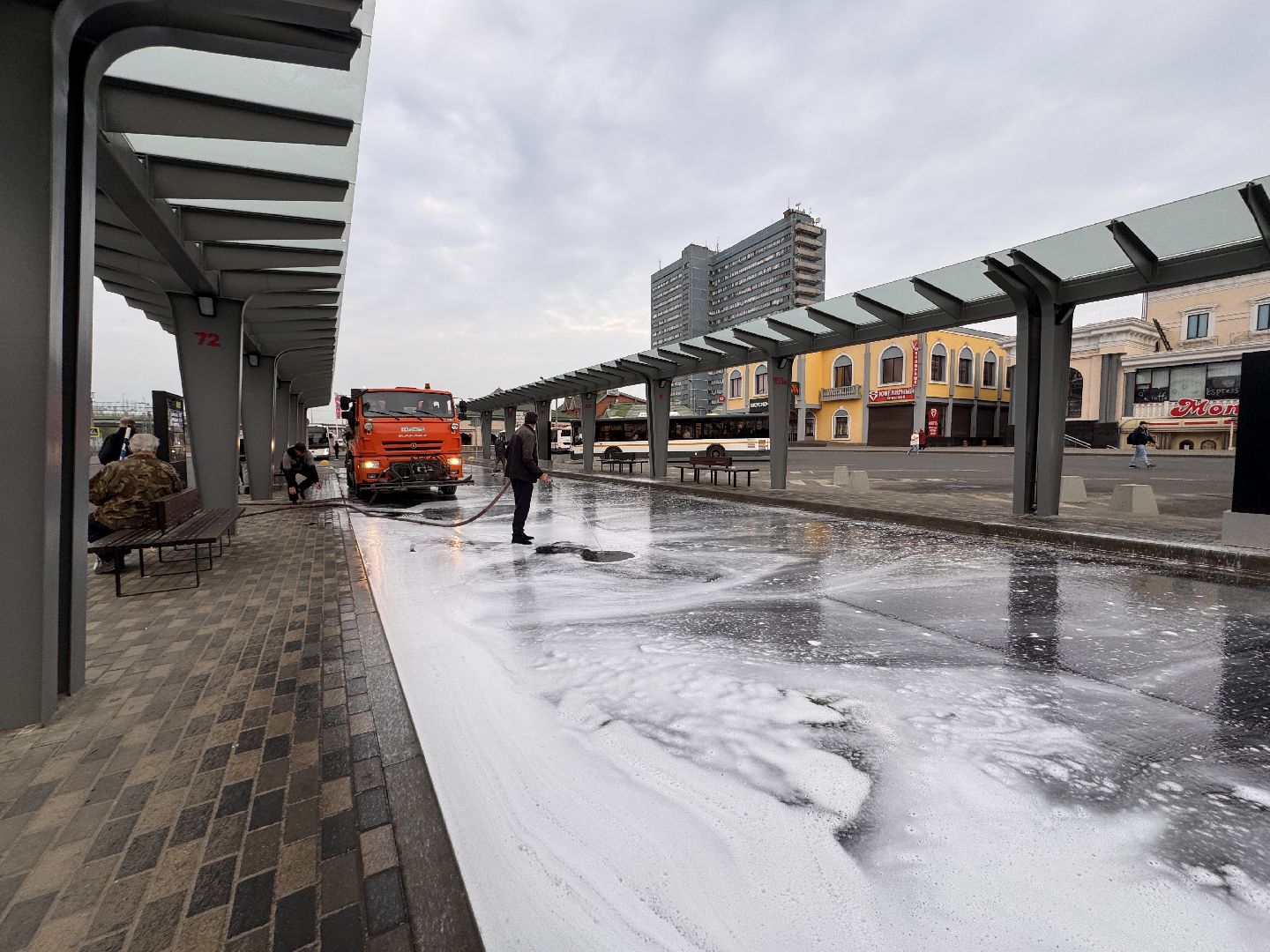 Одинцово, Уборка площади, Благоустройство,