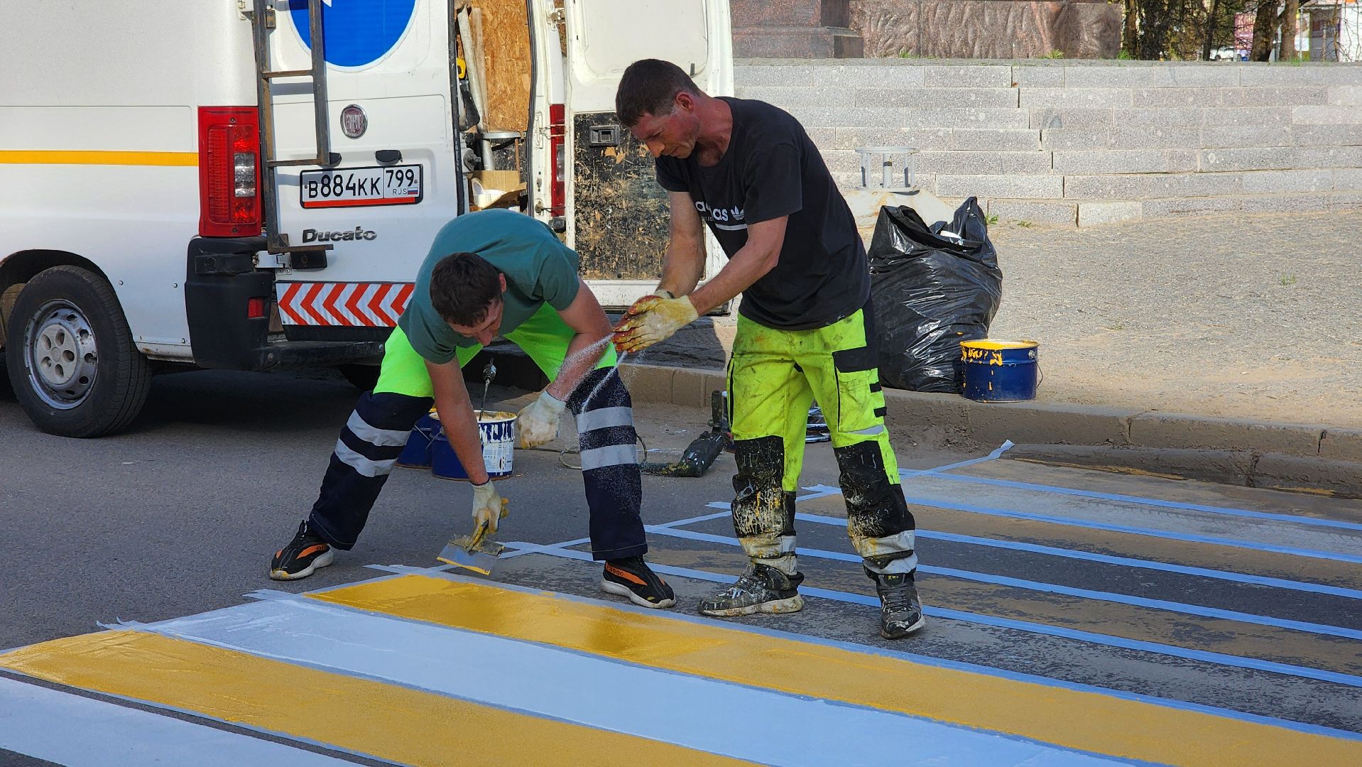 волоколамск, дорожная разметка,