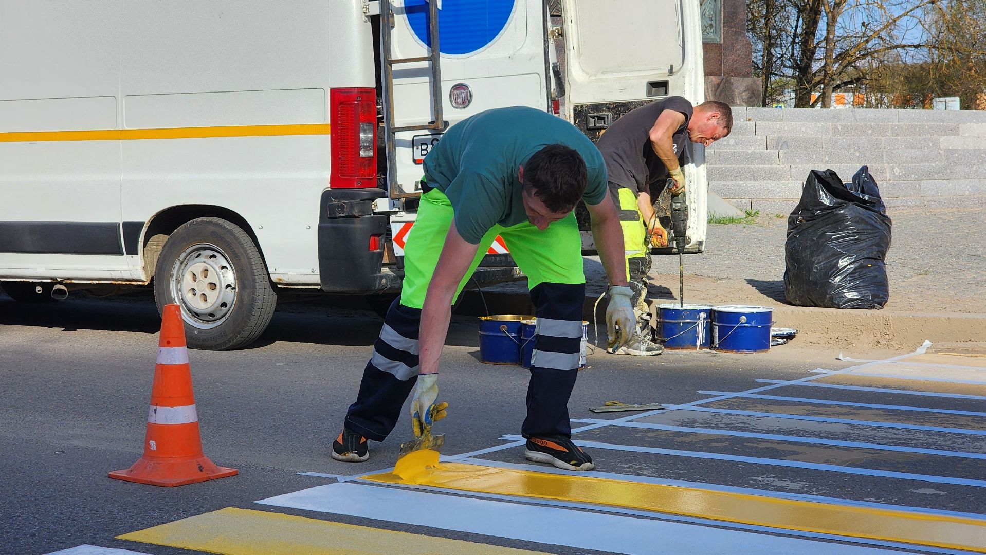 волоколамск, дорожная разметка,