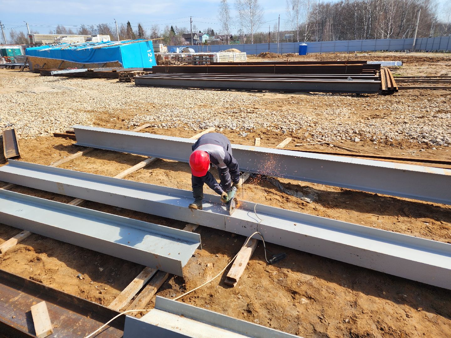 Чехов, улица Литейная, новое пищевое производство, предприятие, здоровое питание, орехи и сухофрукты, компания Орбита, торговая марка Роял Мубарак, строительство, каркас здания, госпрограмма московской области, земля за 1 рубль, новые рабочие места,