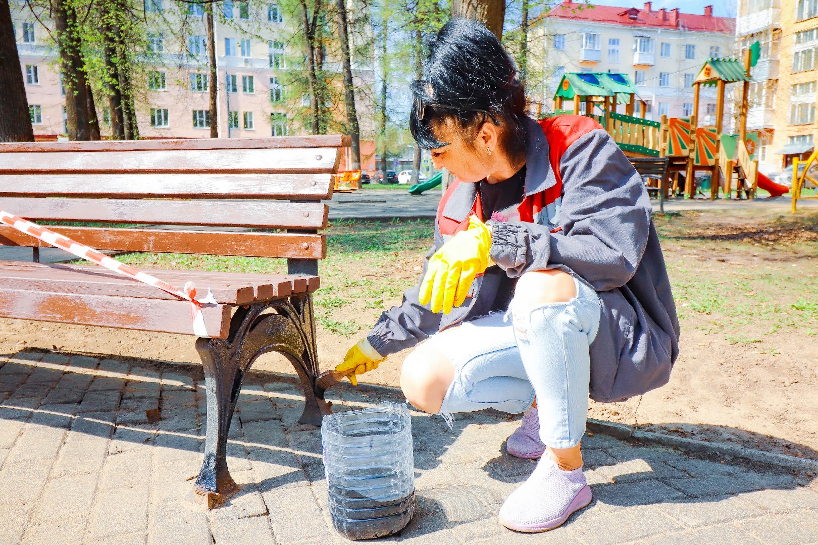 клин, благоустройство, скверы, день победы, жкх,