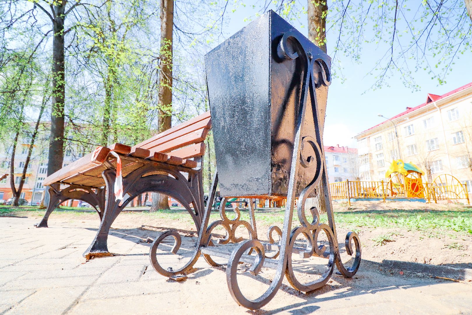 клин, благоустройство, скверы, день победы, жкх,