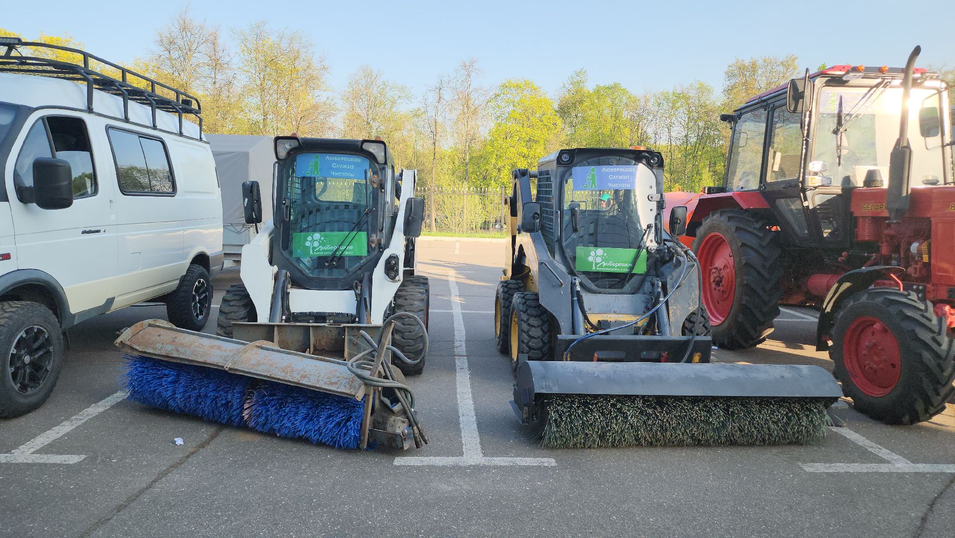 люберцы, парки, глава городского округа люберцы владимир волков,техника,смотр парковой техники,