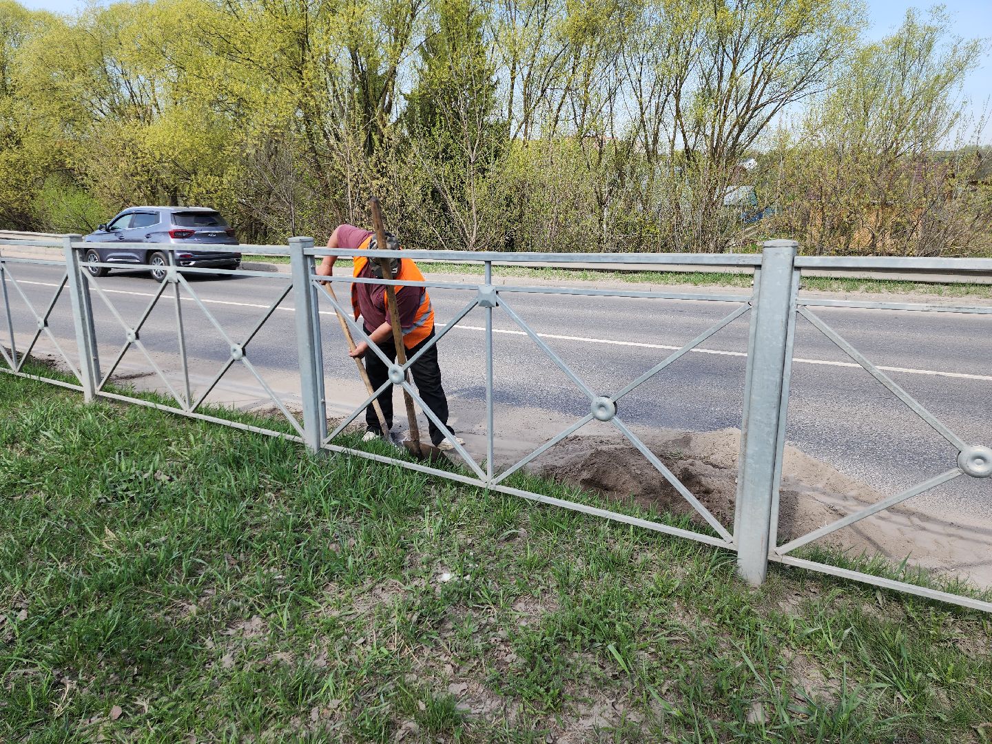 серпухов, подмосковье, уборка улиц,