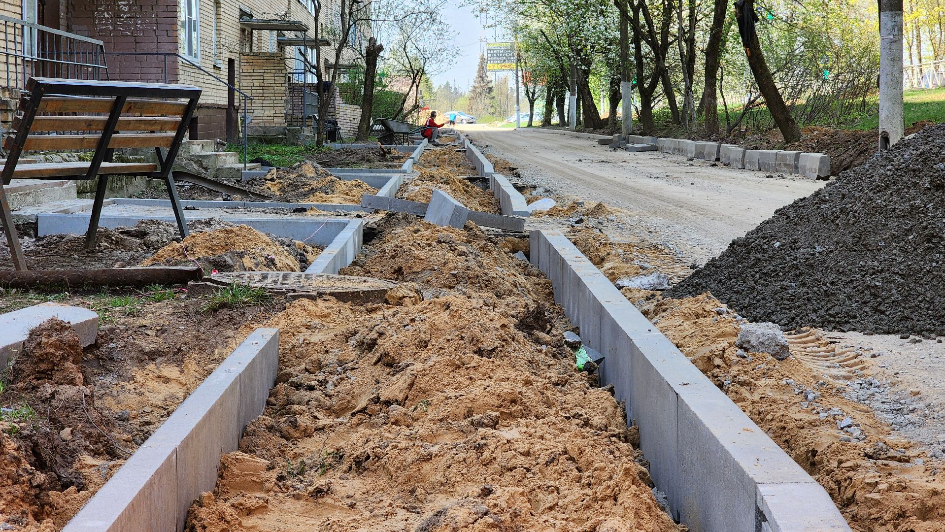 Руза, Тучково, комплексное благоустройство двора, благоустройство 2025,