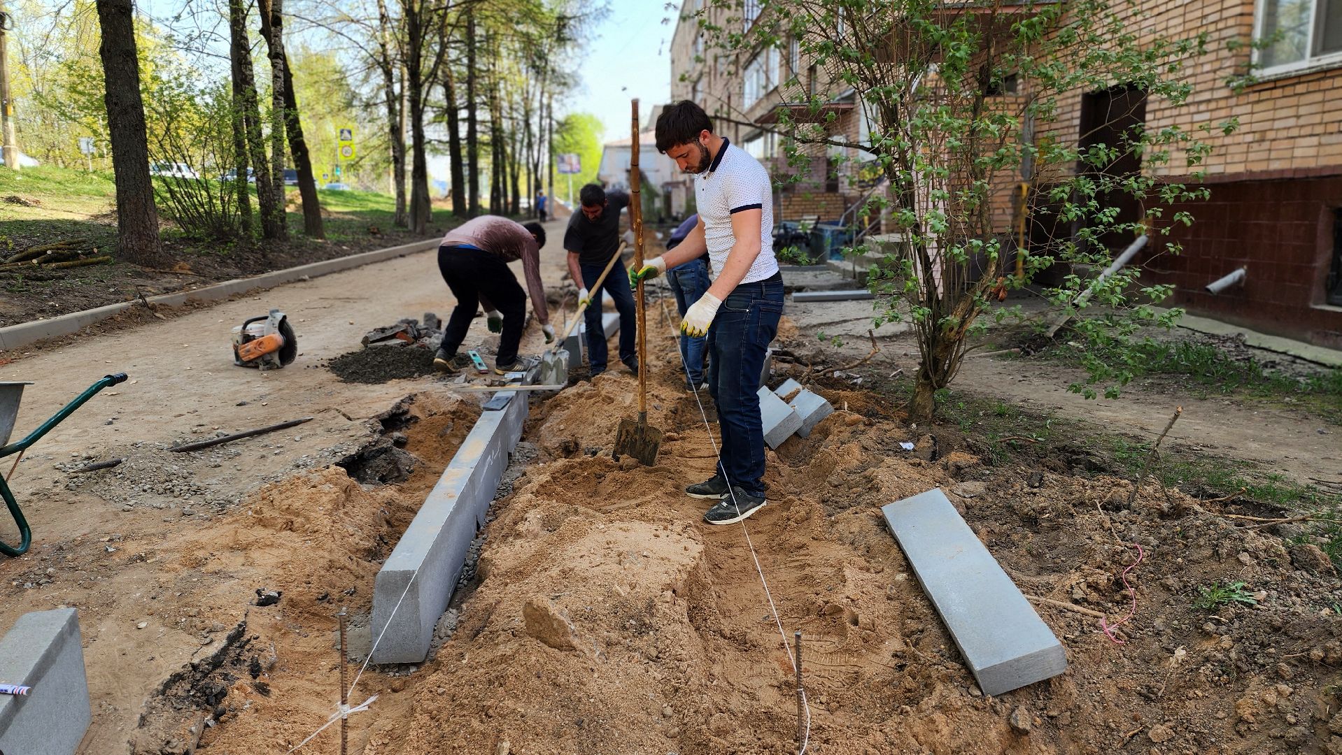 Руза, Тучково, комплексное благоустройство двора, благоустройство 2025,