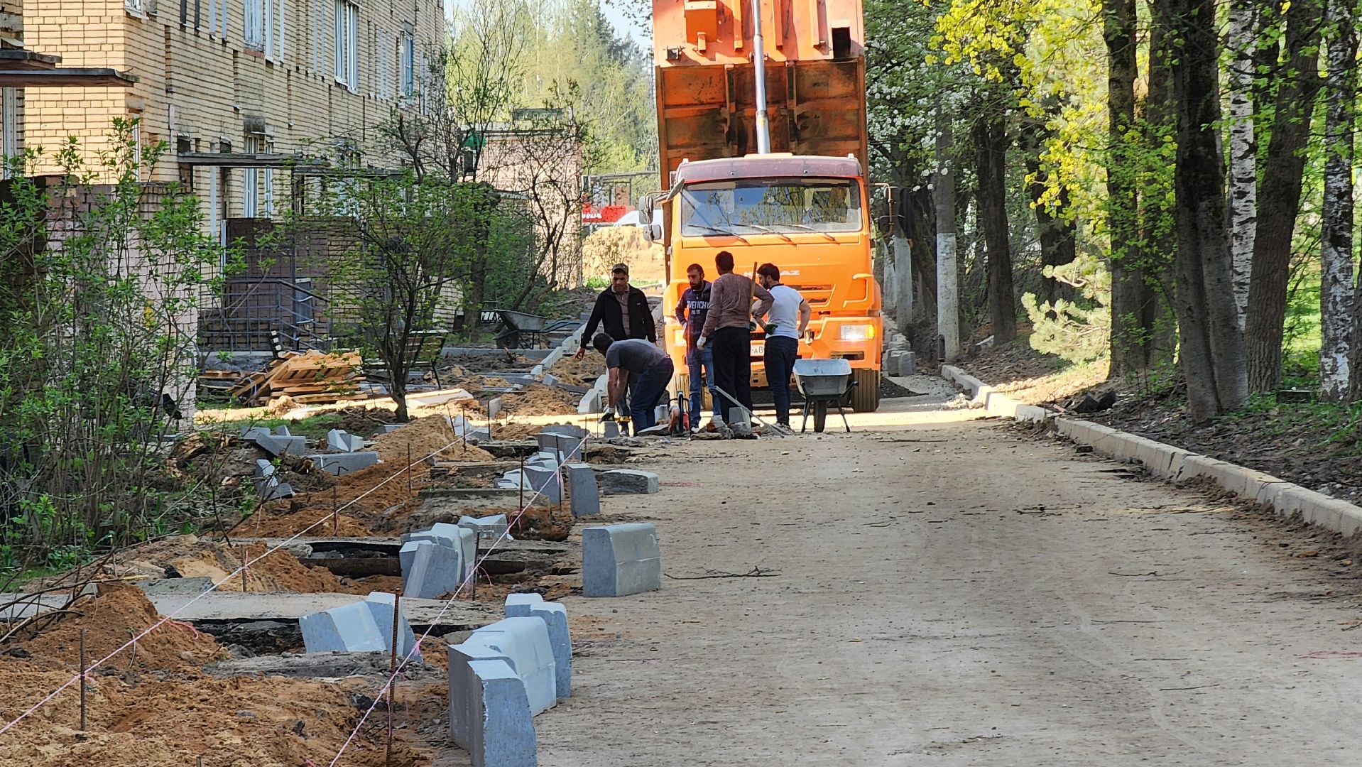 Руза, Тучково, комплексное благоустройство двора, благоустройство 2025,