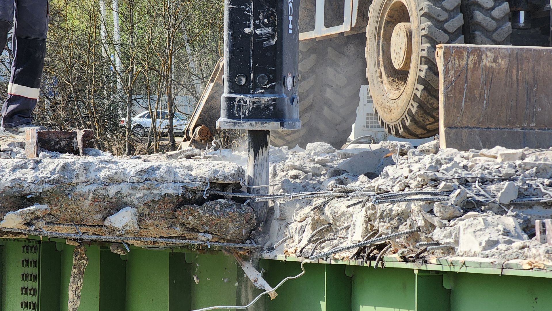 Руза, Поречье , Ремонт моста , Дороги ,