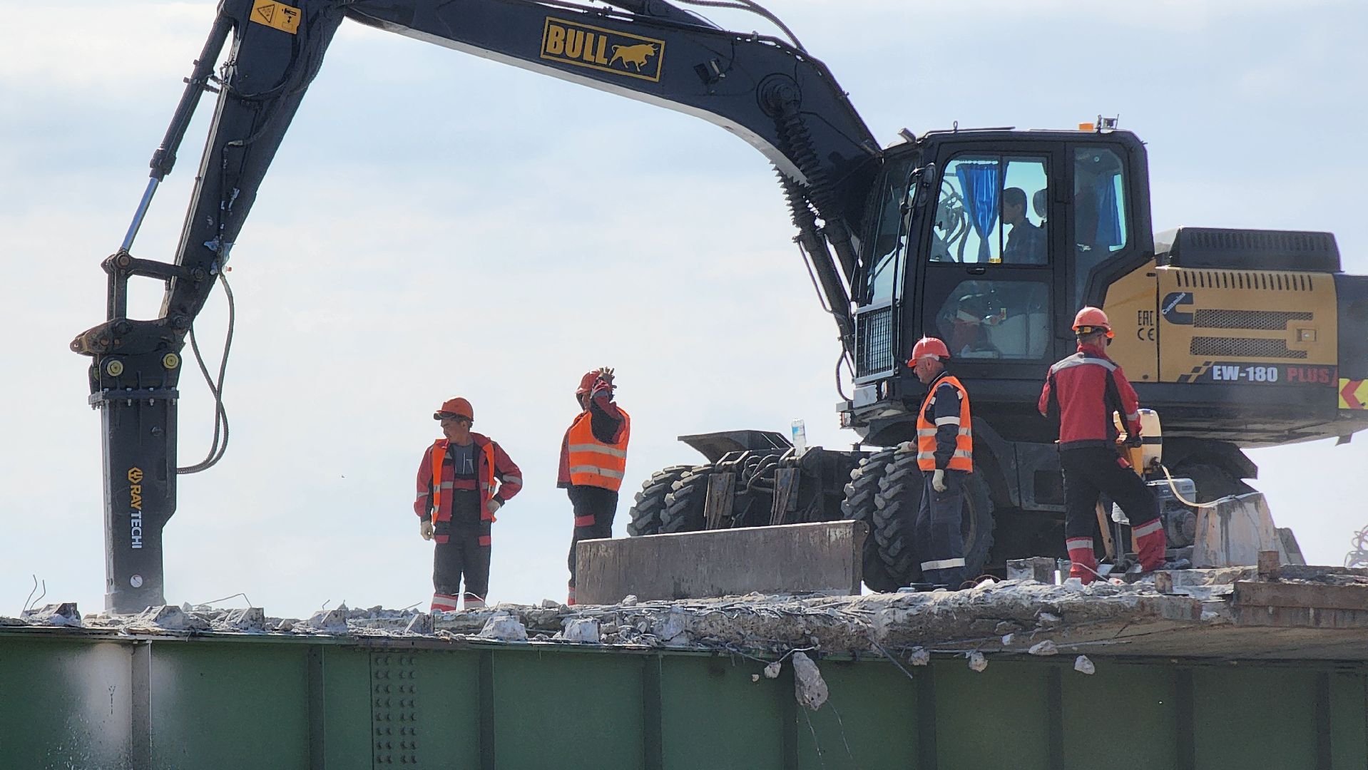 Руза, Поречье , Ремонт моста , Дороги ,