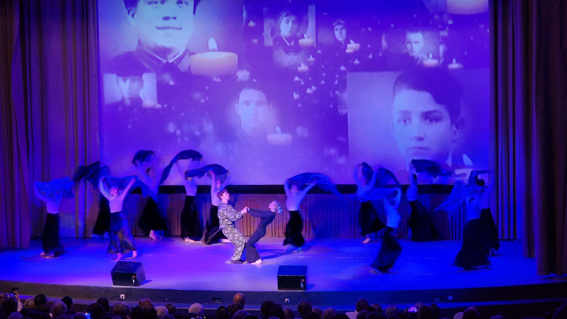 9 класс, 80-летие великой победы, Концерт, Лобня, Стихи, песни военных лет,