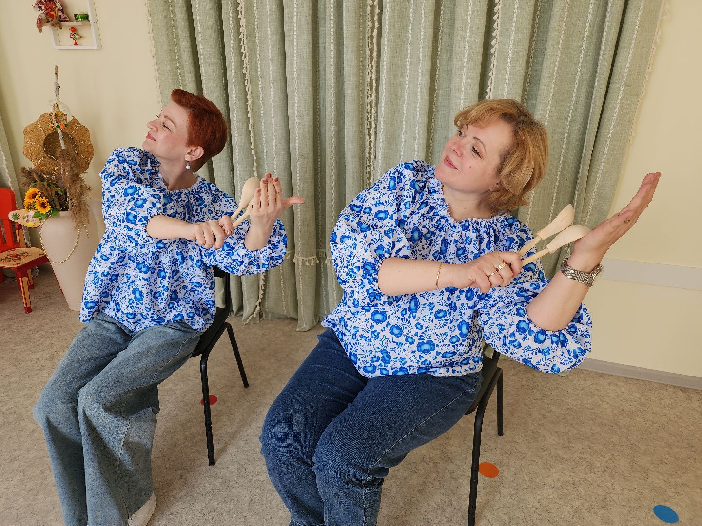 дошкольное образование, фольклор, орехово-зуевский округ, игра на ложках,