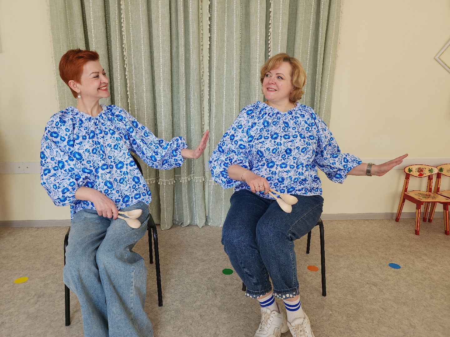 дошкольное образование, фольклор, орехово-зуевский округ, игра на ложках,