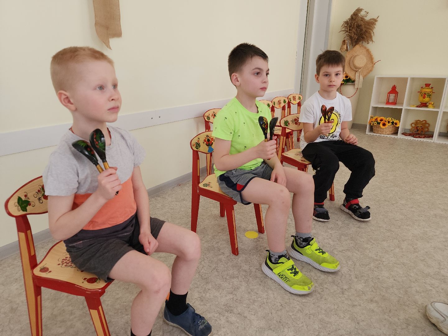 дошкольное образование, фольклор, орехово-зуевский округ, игра на ложках,