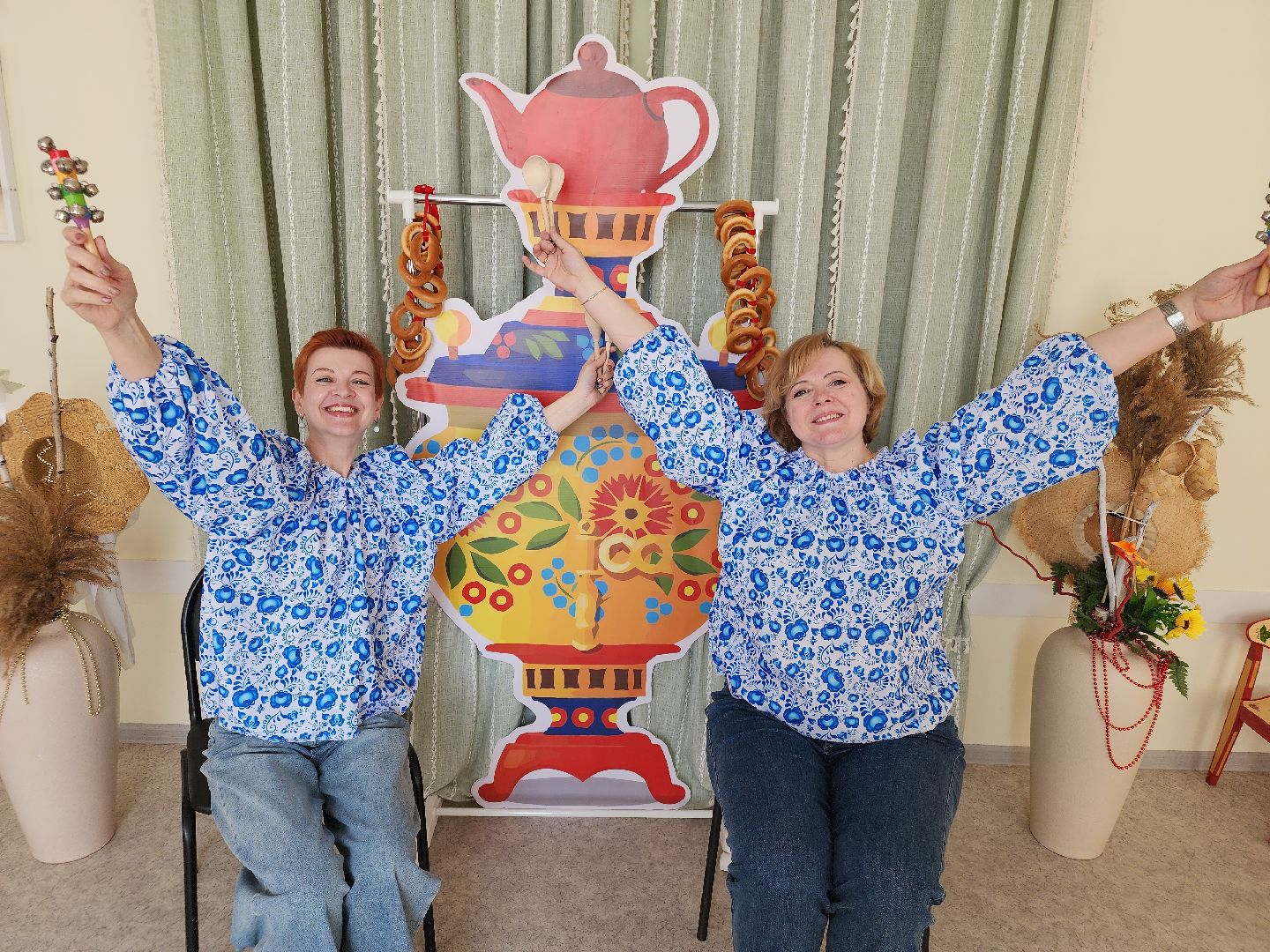 дошкольное образование, фольклор, орехово-зуевский округ, игра на ложках,