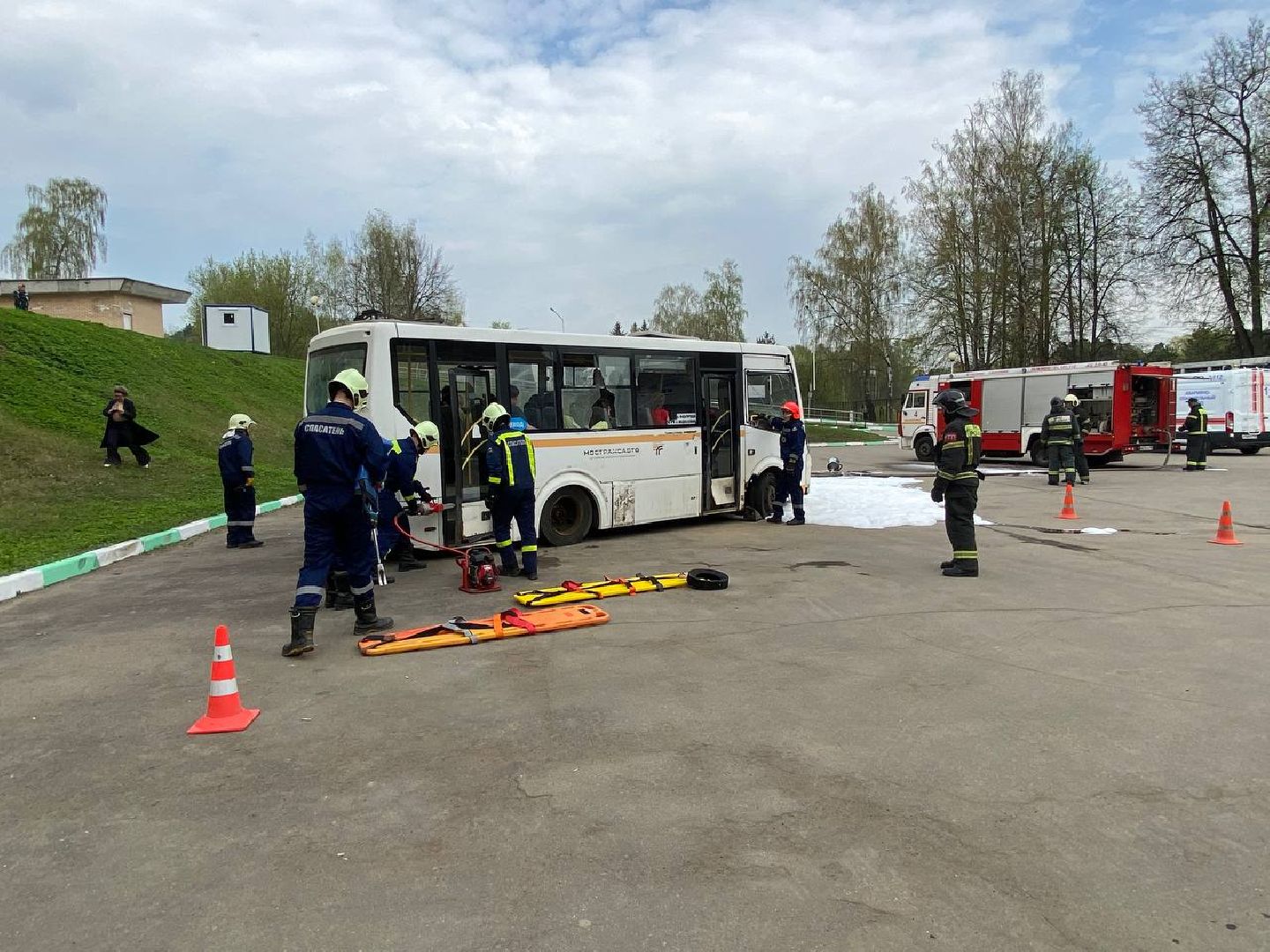 учения МЧС, учения в Красногорске, учения спецслужб,