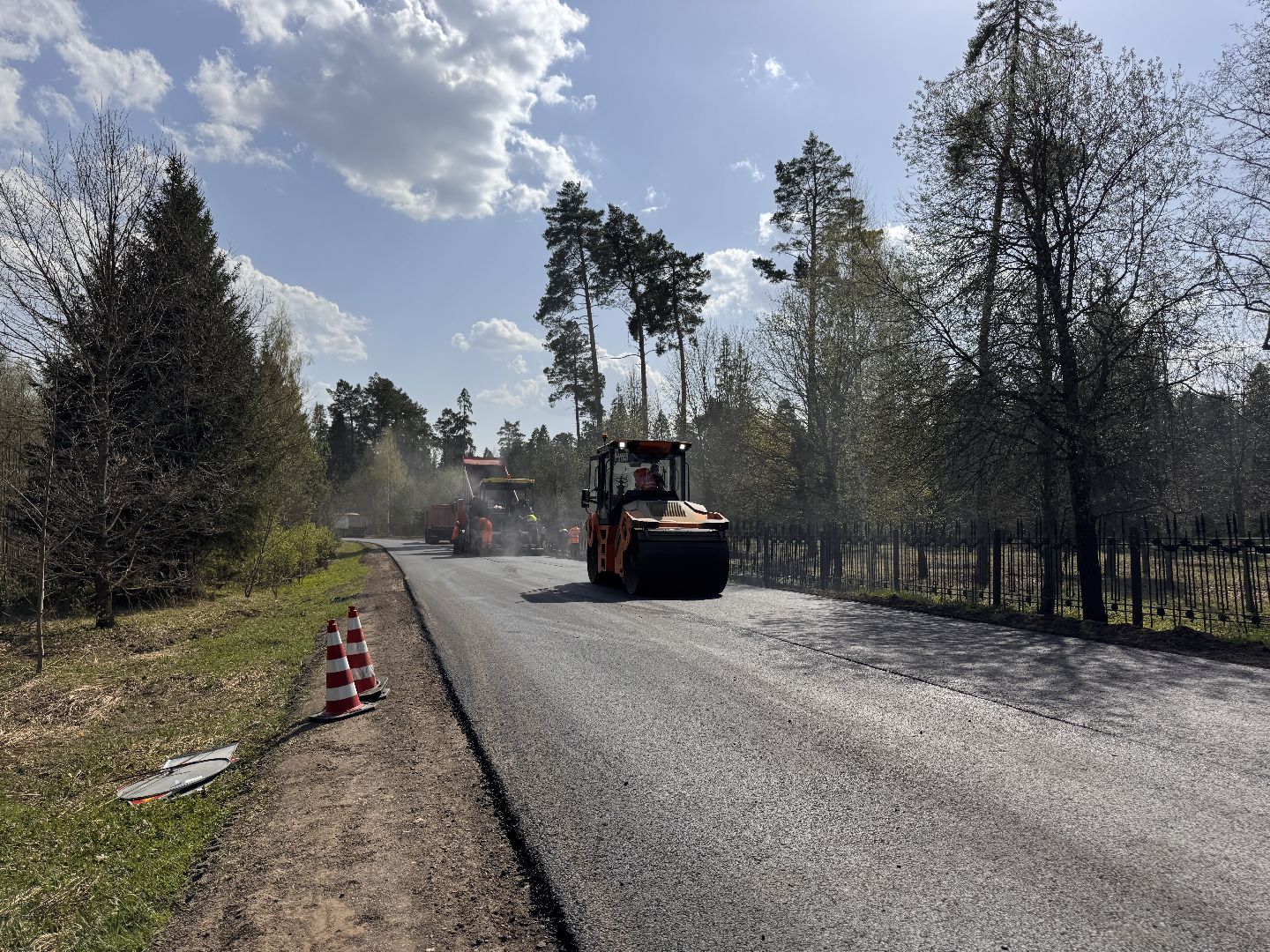 Ремонт дороги, Благоустройство, Одинцово, Аэродром Кубинка,