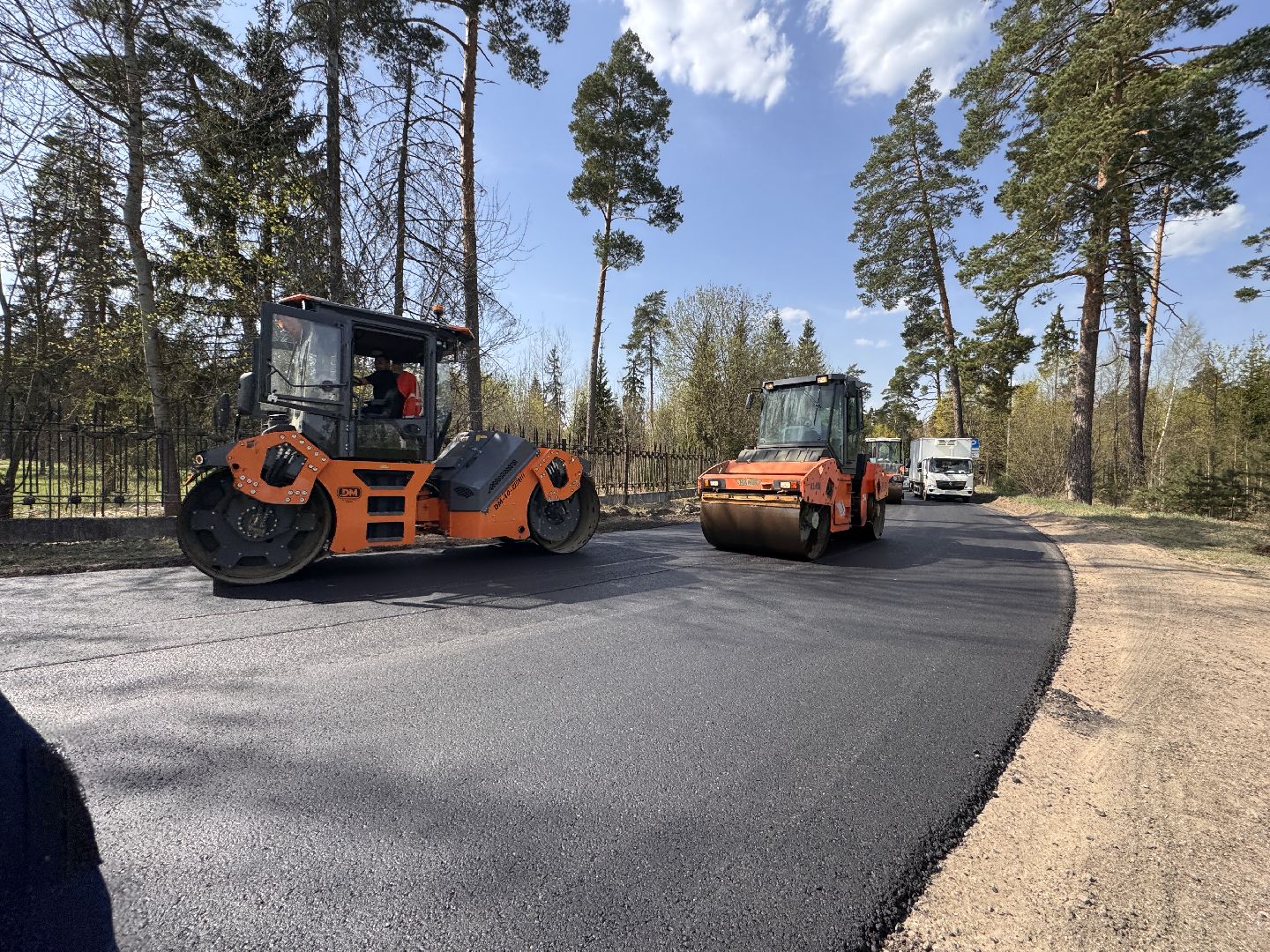 Ремонт дороги, Благоустройство, Одинцово, Аэродром Кубинка,