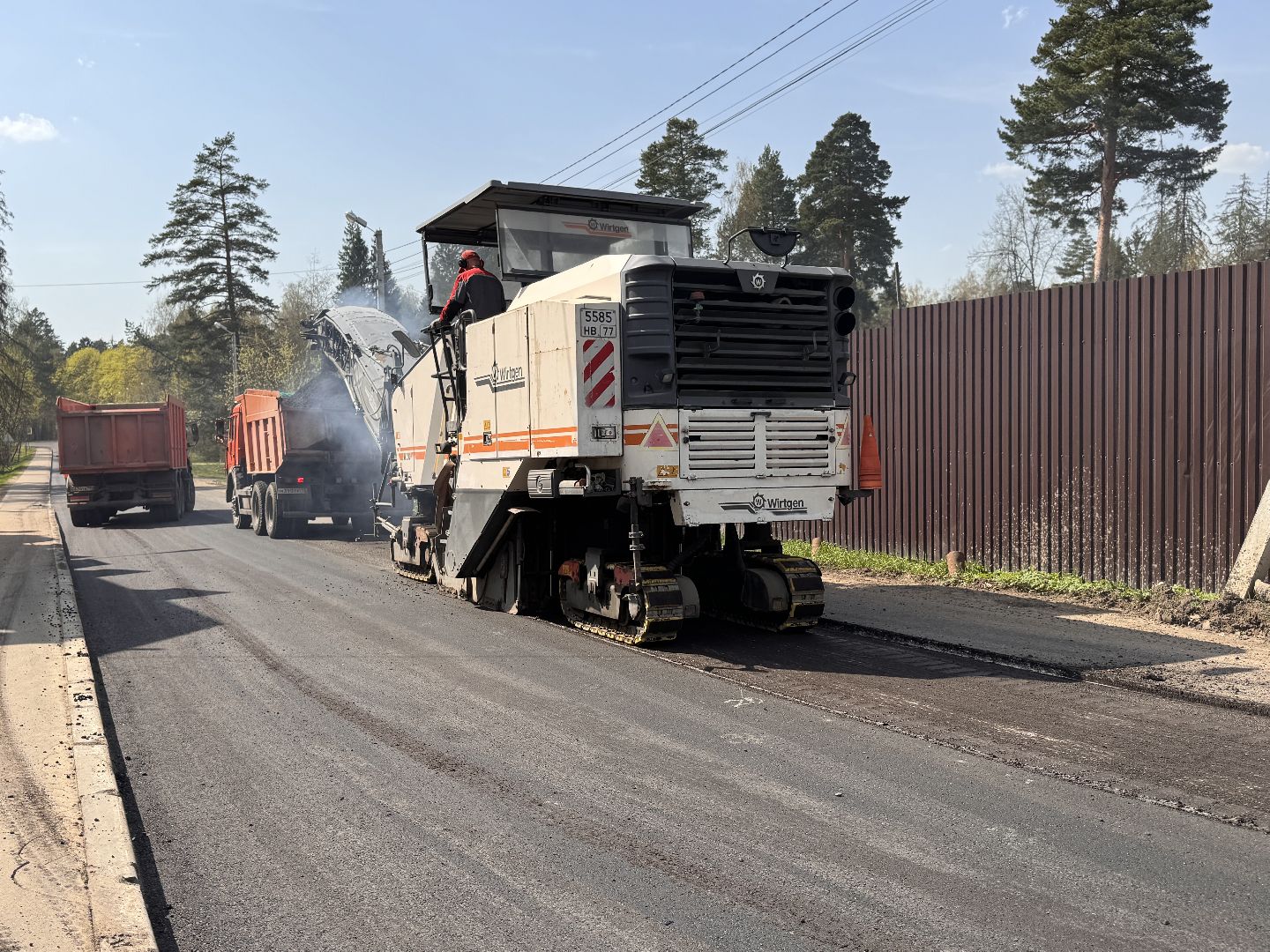 Ремонт дороги, Благоустройство, Одинцово, Аэродром Кубинка,