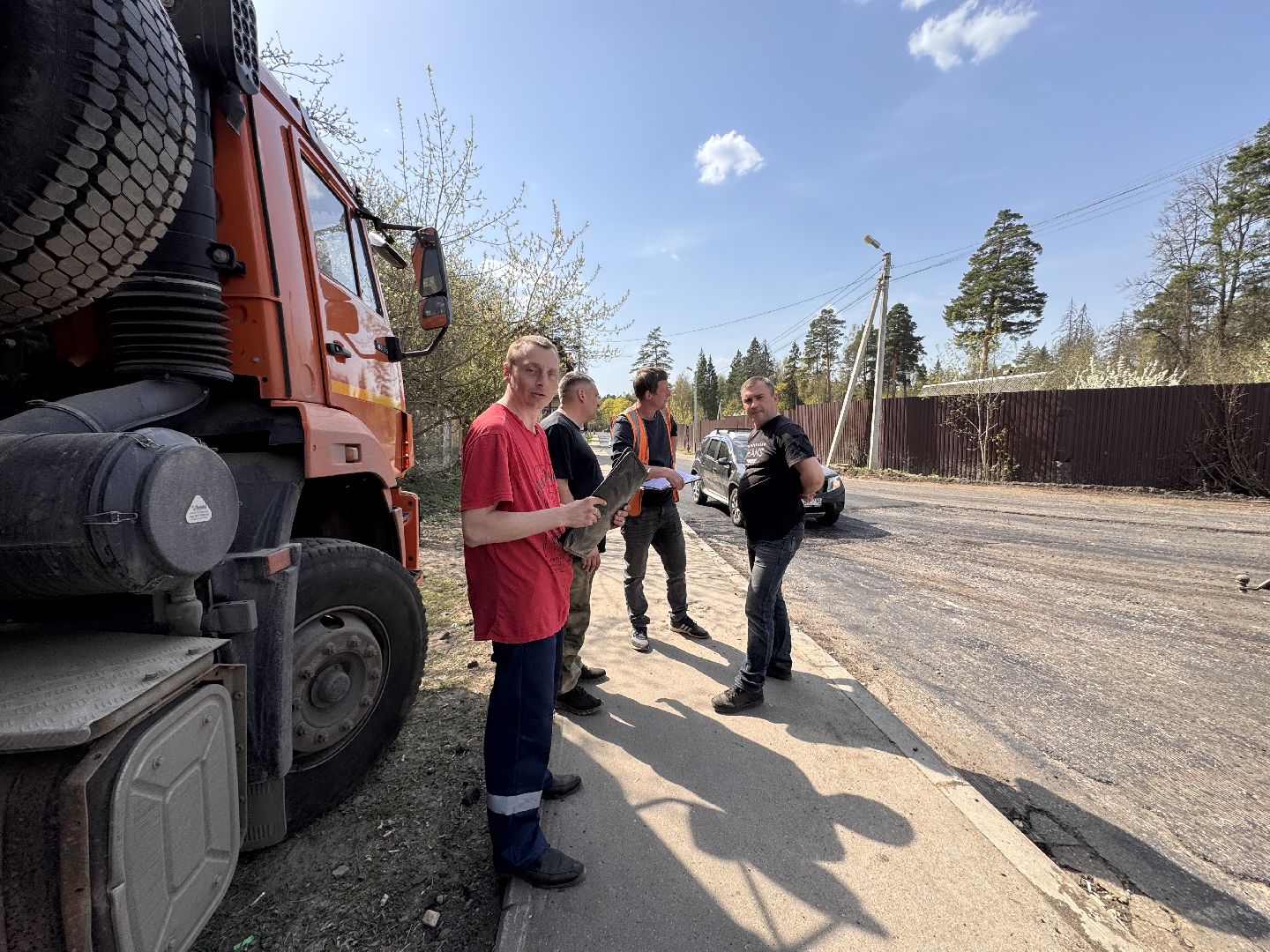 Ремонт дороги, Благоустройство, Одинцово, Аэродром Кубинка,