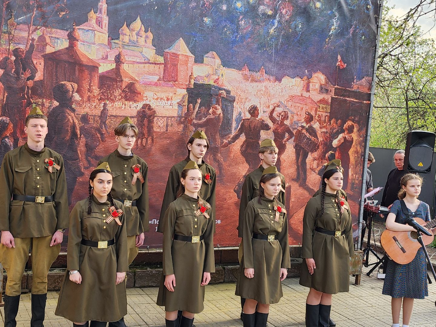 сергиев посад, выставка к 80-летию Победы, сергиево-посадский музей-заповедник, ополченцы,