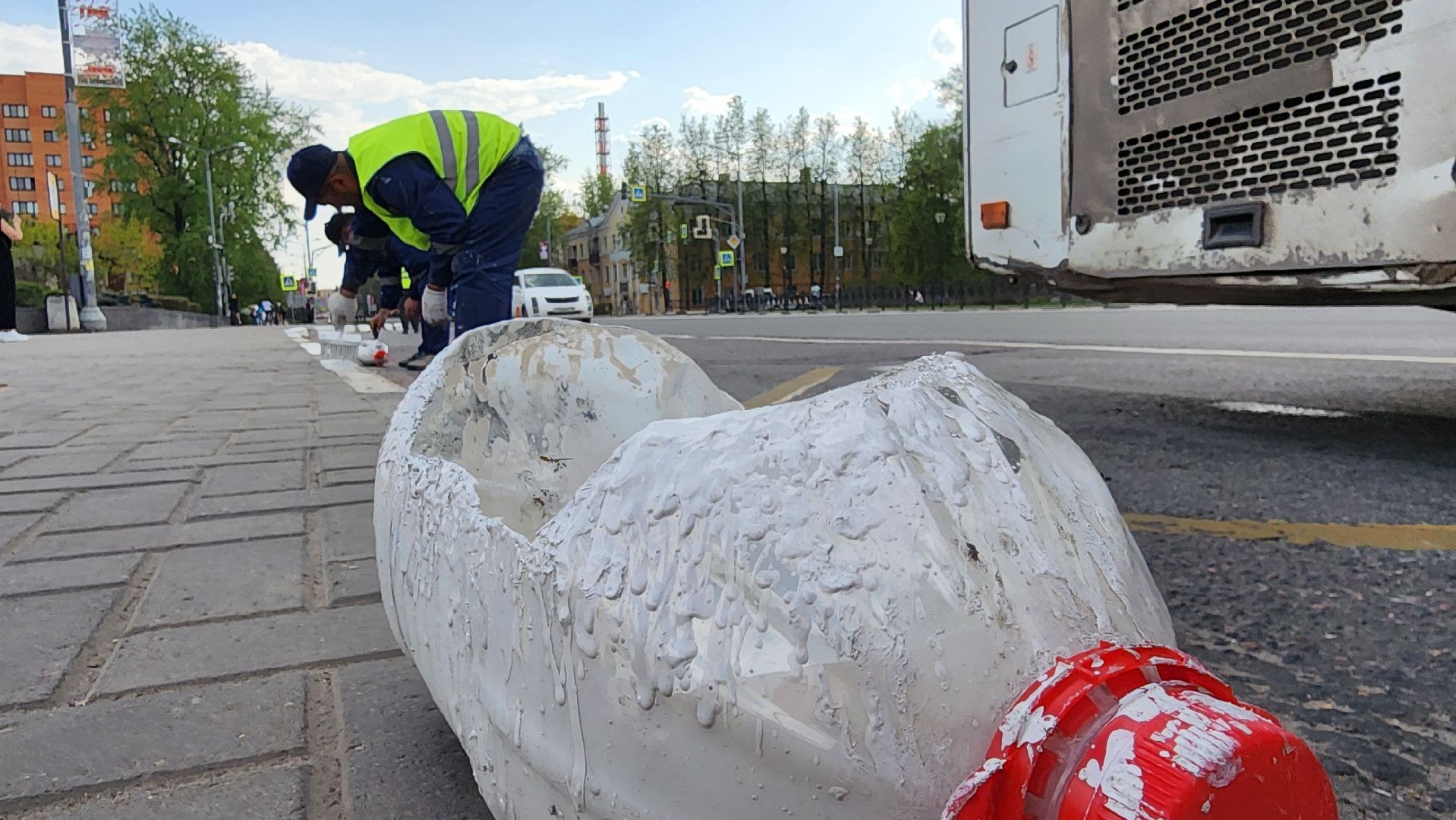 домодедово, жкх, благоустройство, субботник, бордюр,  весенняя уборка,