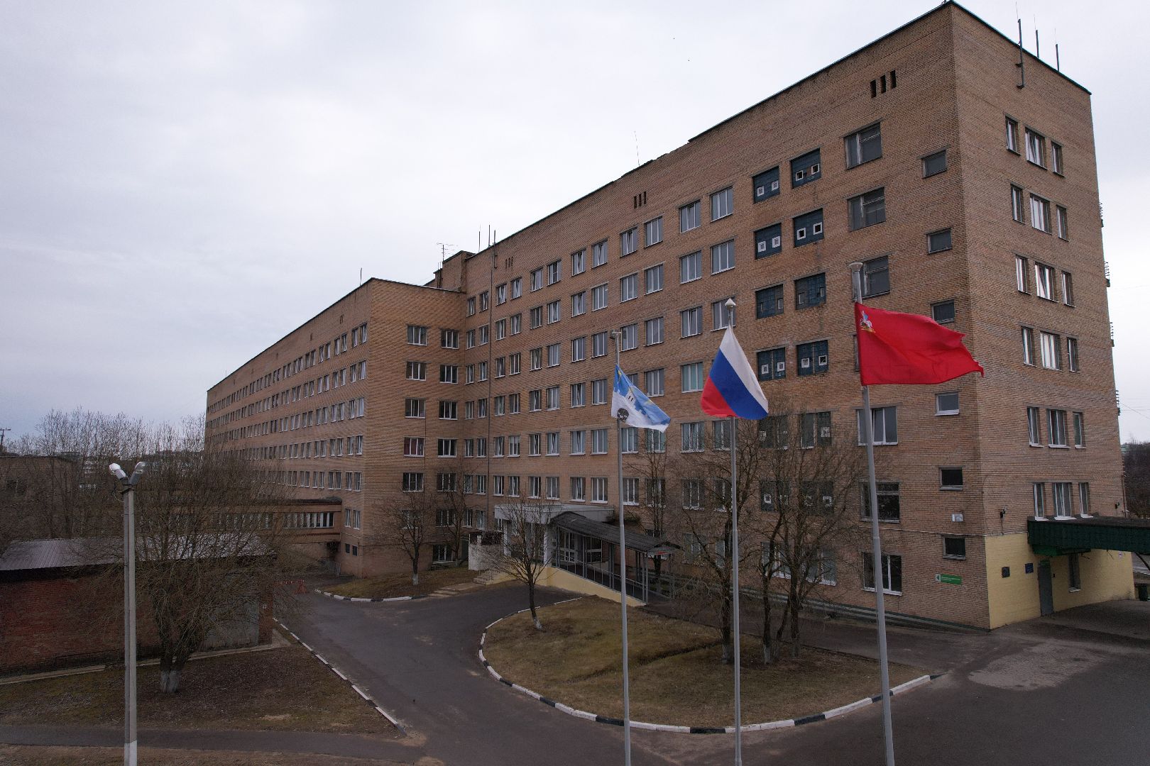 видео с коптера, ремонт больницы, медицина сергиев посад,