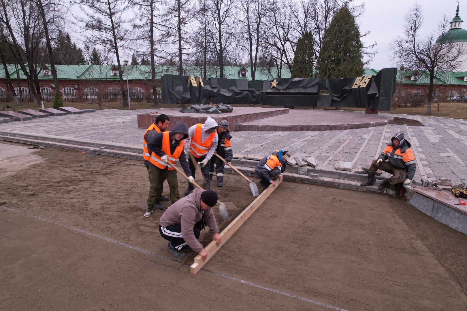 видео с коптера, мемориал славы, мемориал славы сергиев посад,