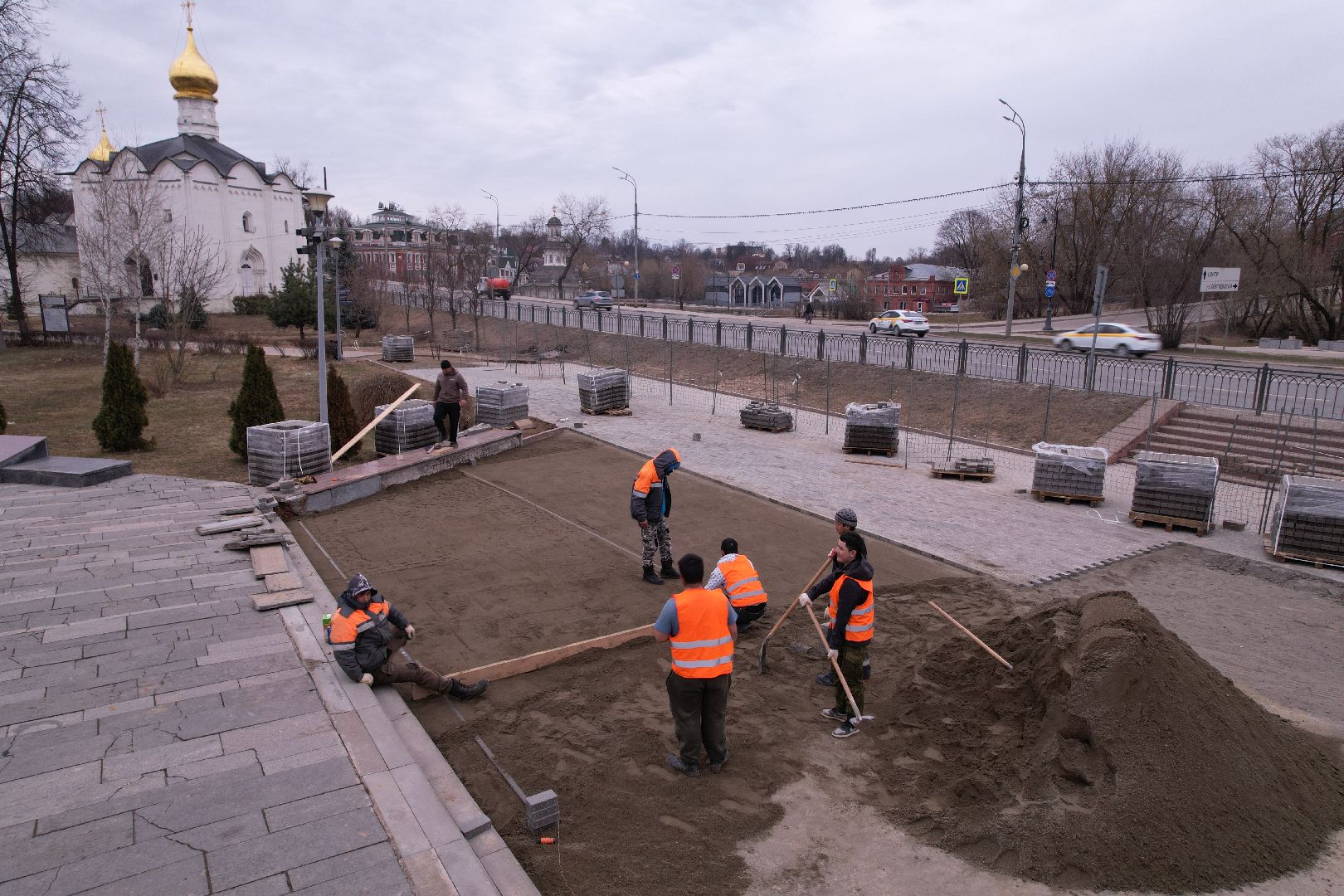 видео с коптера, мемориал славы, мемориал славы сергиев посад,