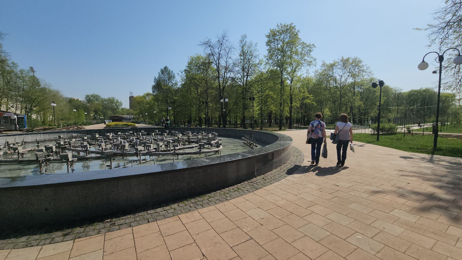 Люберцы, светомузыкальный фонтан, центральный парк,