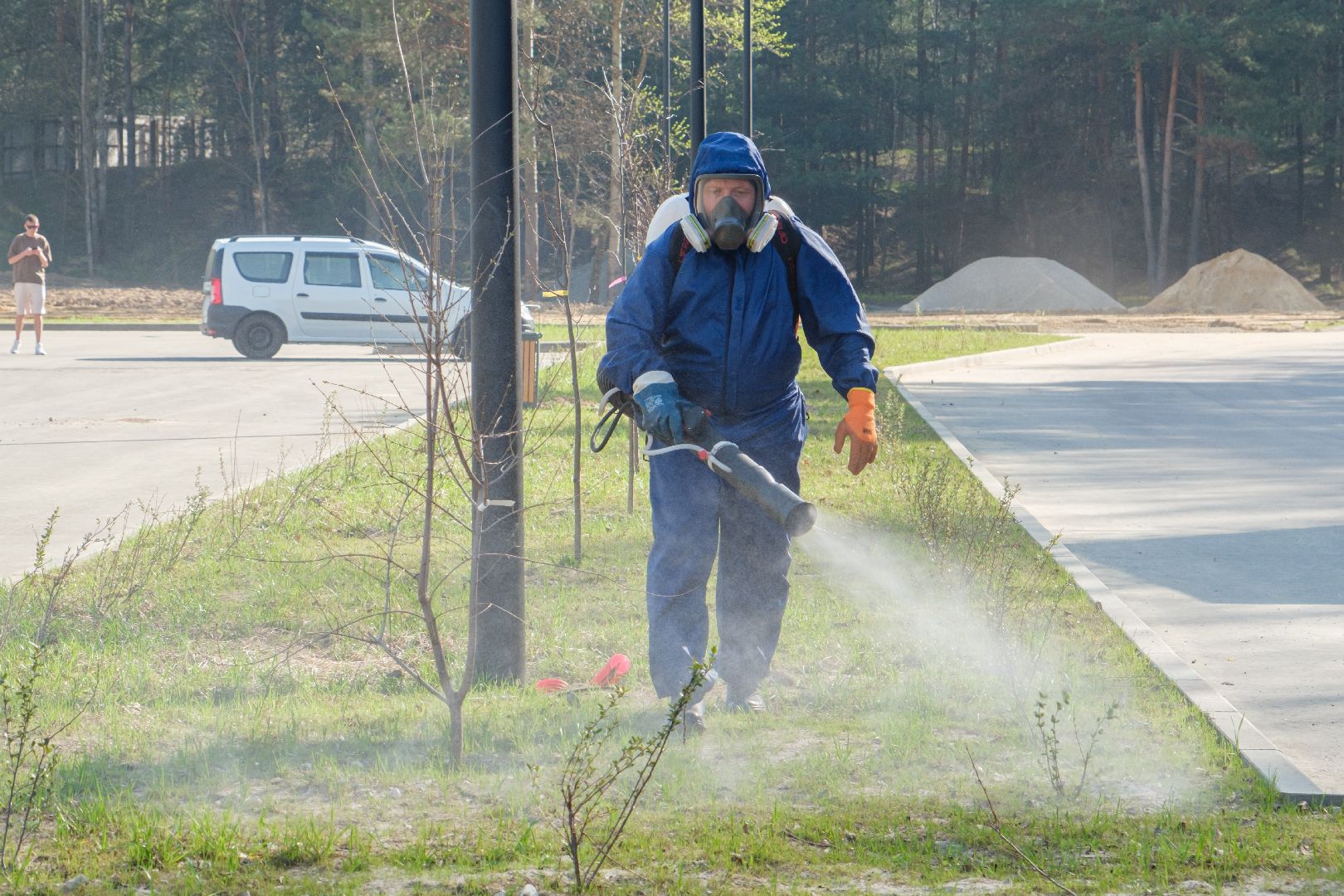 лыткарино, лесопарк волкуша, акарицидная обработка, обработка против клещей, благоустройство, парки,
