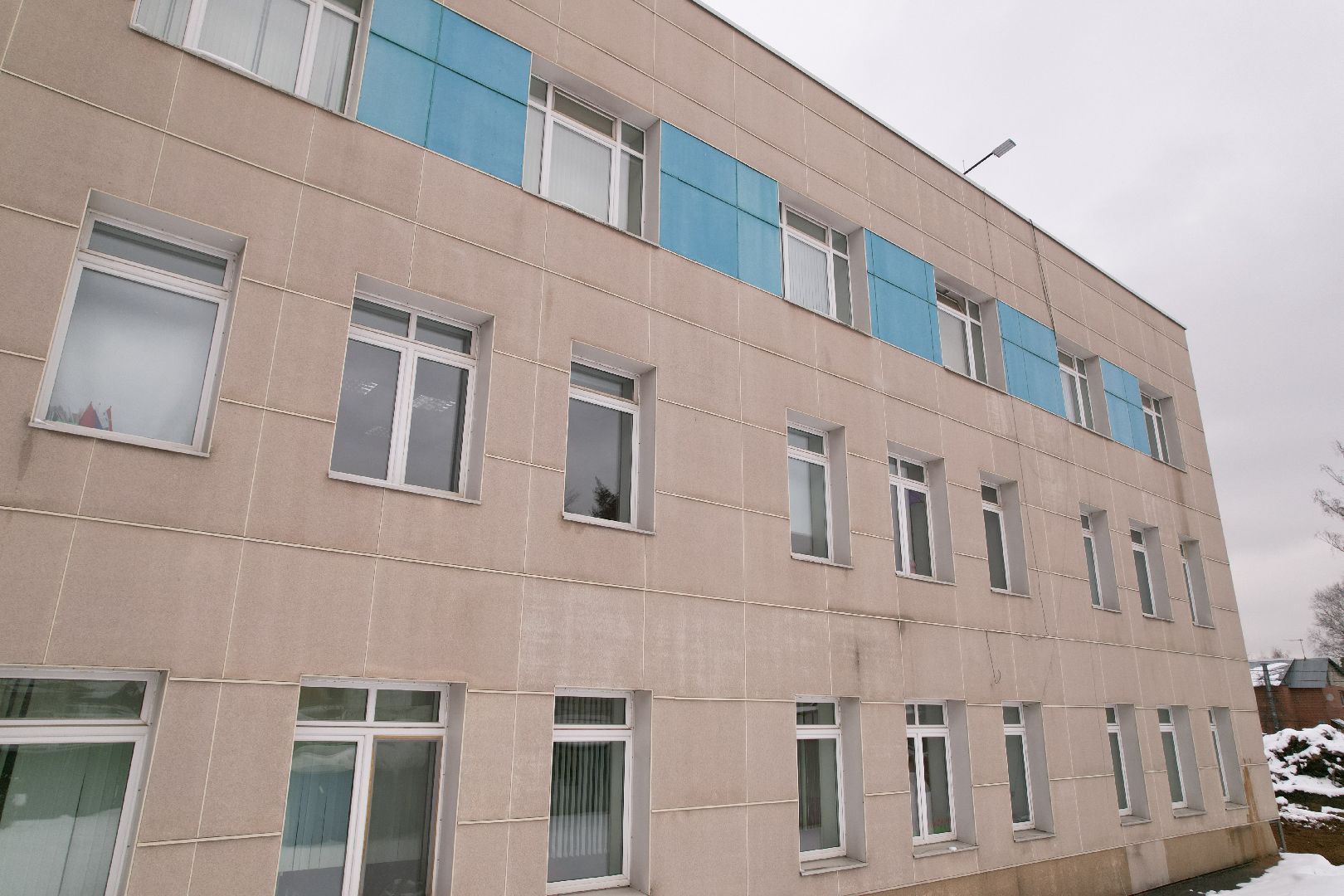 видео с коптера,  пристройка к школе 12 , школа в мытищах,