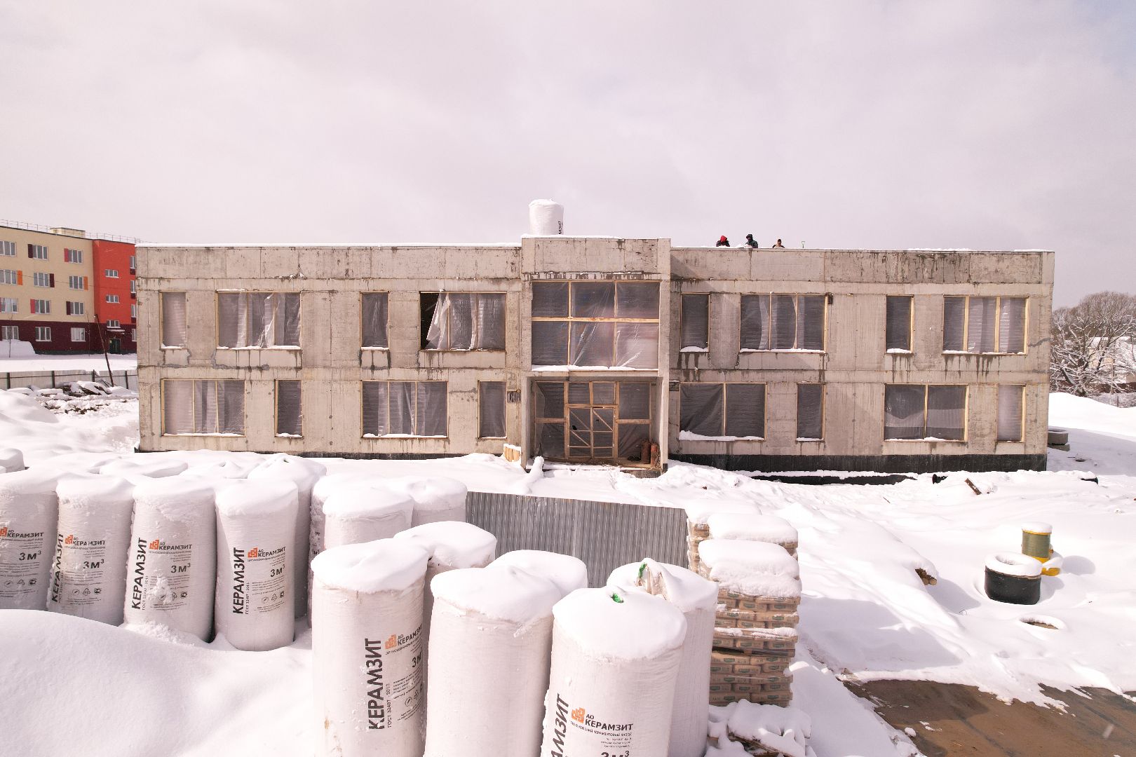 видео с коптера, детский сад в мытищах, строительство детского сада в шолохово,