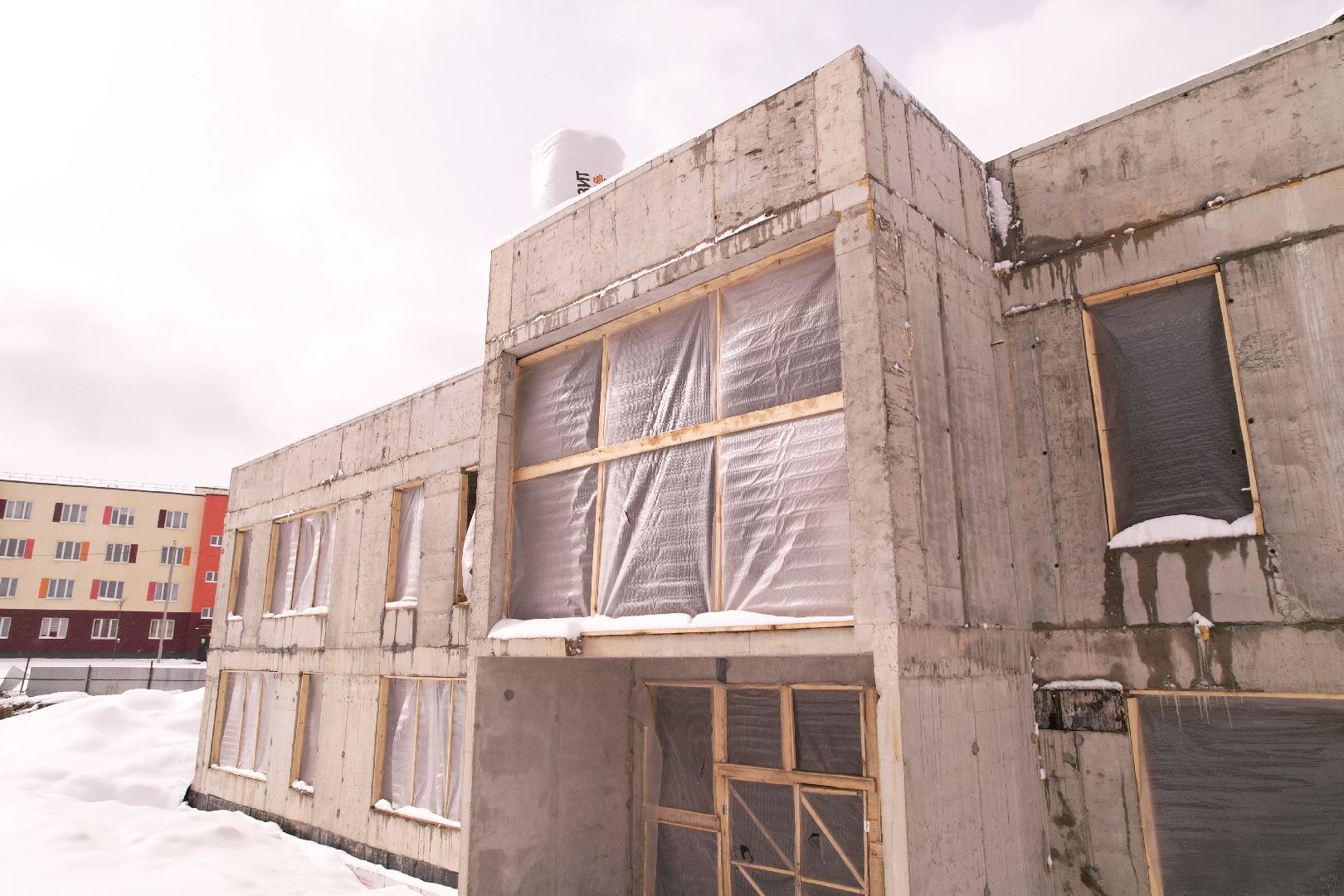 видео с коптера, детский сад в мытищах, строительство детского сада в шолохово,